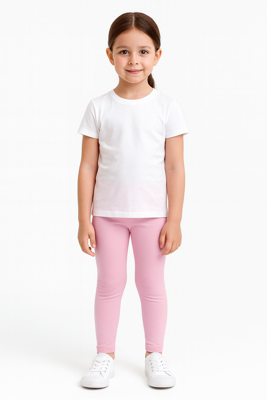 Gilrs Legging Kids Plain Color School Fashion Dance Leggings New Age 5-13 Years