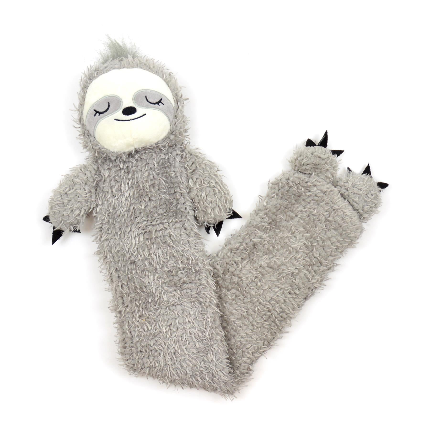 A2Z Hot Water Bottles 3D Animal Sloth 2 Liter Long Fleece Cover Heat Therapy