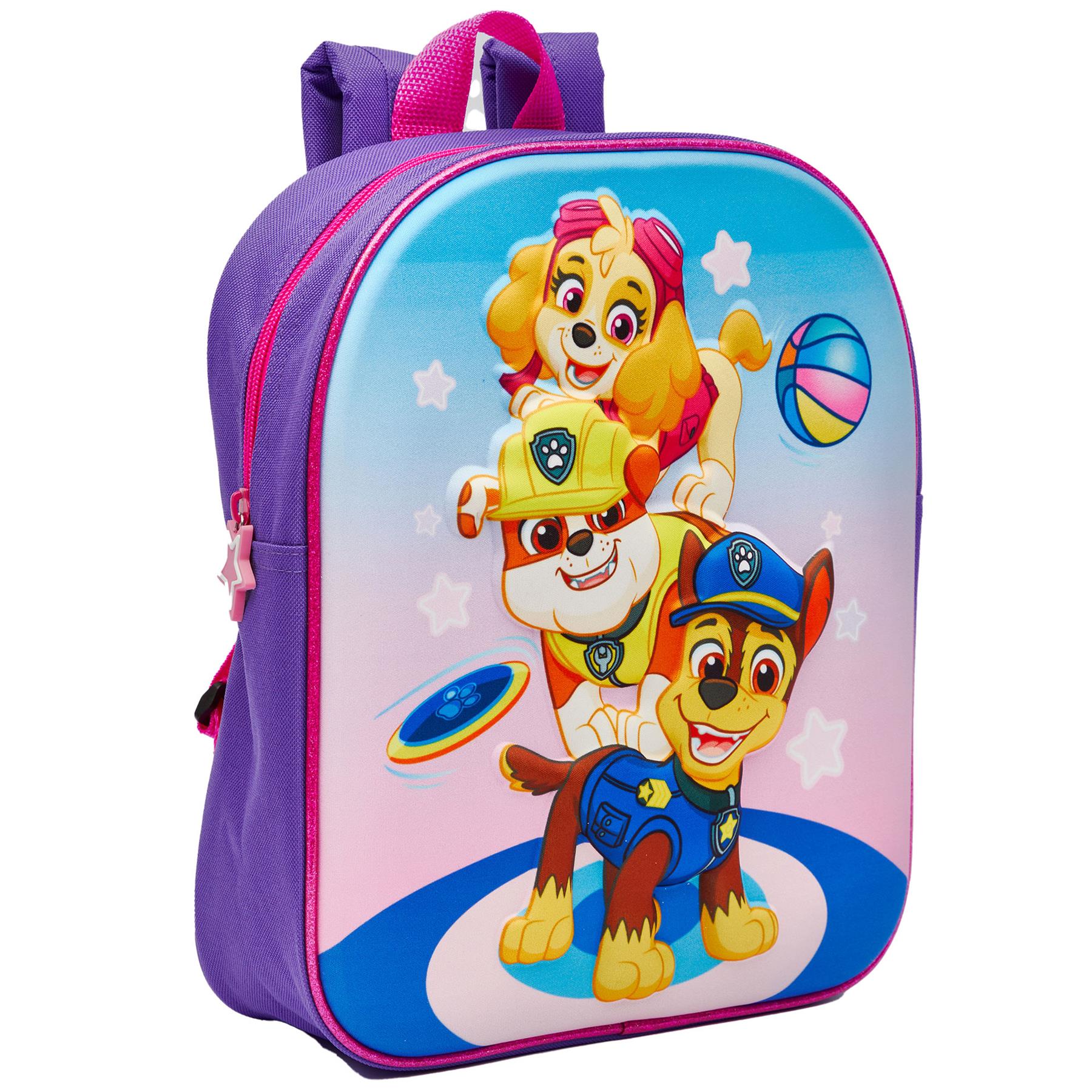 Officially Licensed Paw Patrol Playtime Fun Eva Character School Travel Backpack