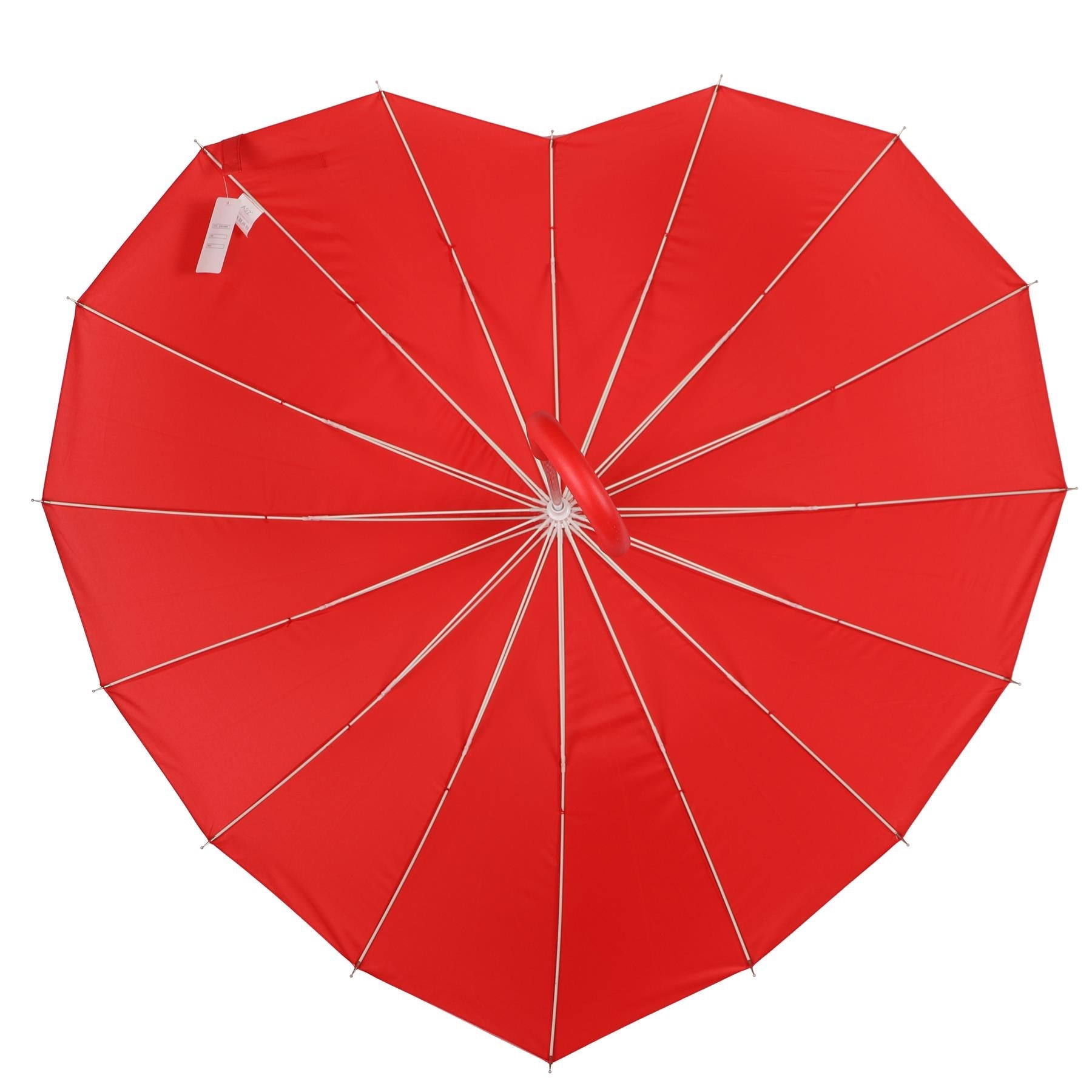A2Z Ladies Wedding Bridal Umbrella Love Canopy Brolly J Shape Soft Grip Handle