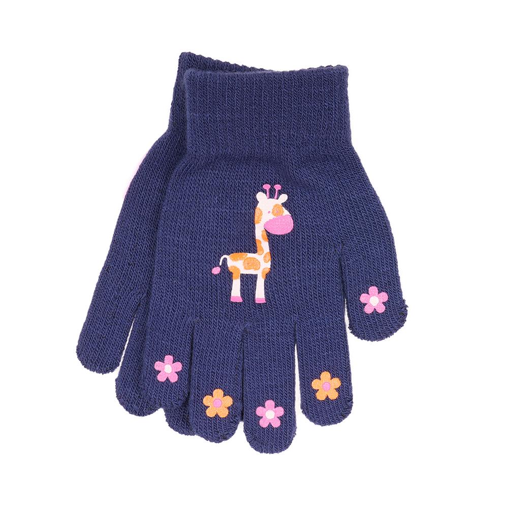 A2Z Girls 3 Pack Gloves Thermal Magic Animal Cartoon Motifs Warm Mittens 5-13Yrs