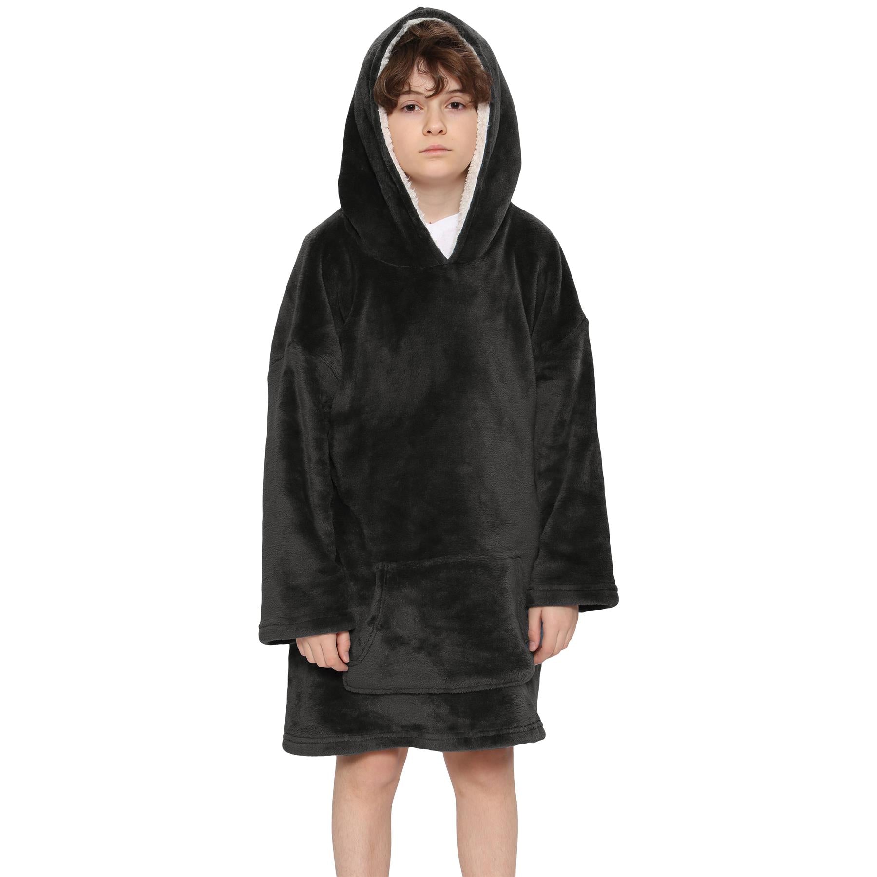 Unisex Oversized Hoodie Black Snuggle