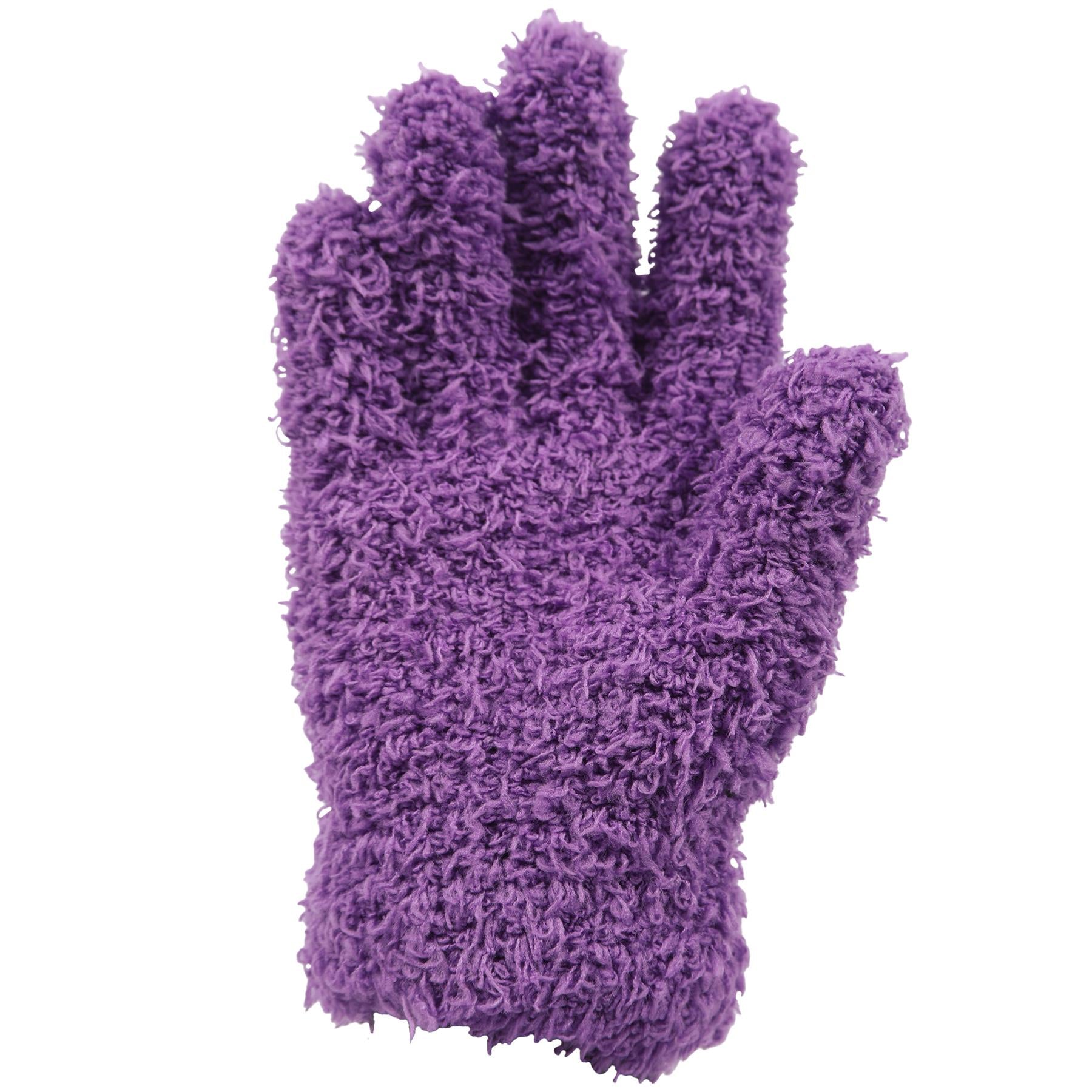 Kids Girls 4 Pack Thermal Snow Soft Magic Winter Gloves One Size Warm Mittens