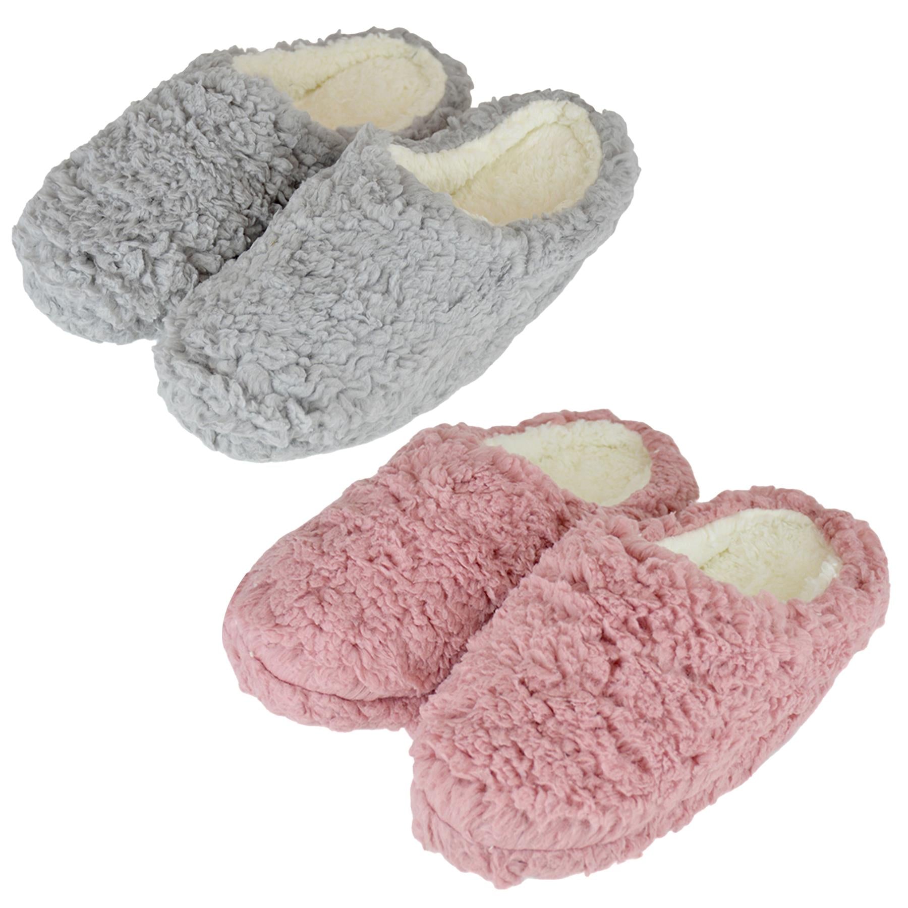 Women Slippers Winter Warm Cozy Memory Foam Comfortable Non-Slip Mule Slipper