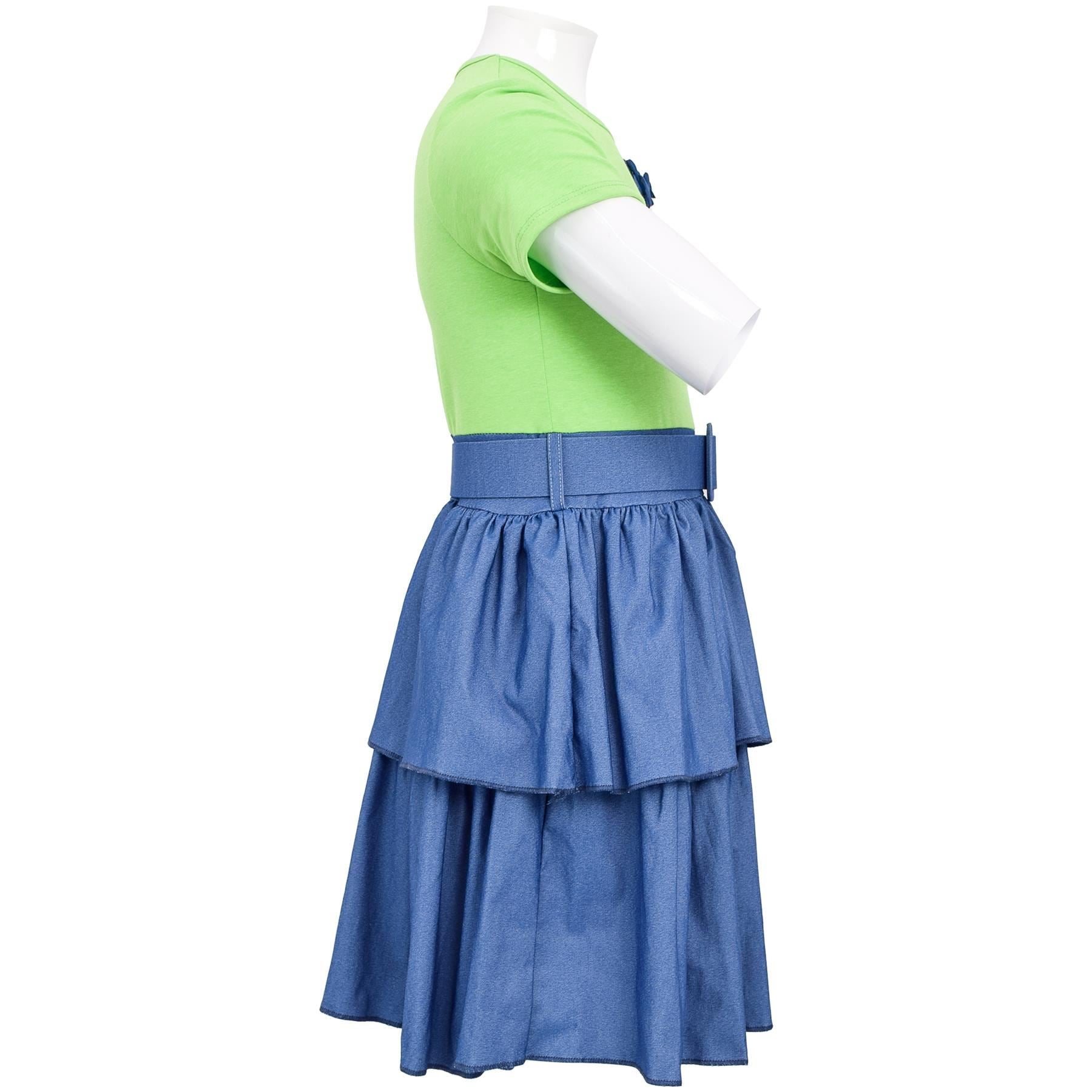 Kids Girls Summer Dress Casual Ruffle Party Dress