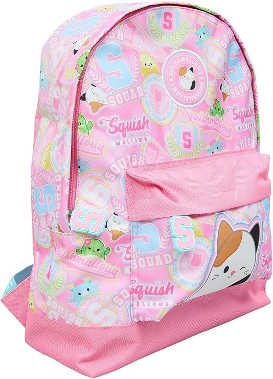 Kids Squishmallows Enstone Varsity Roxy Backpack Officially Licensed Rucksack
