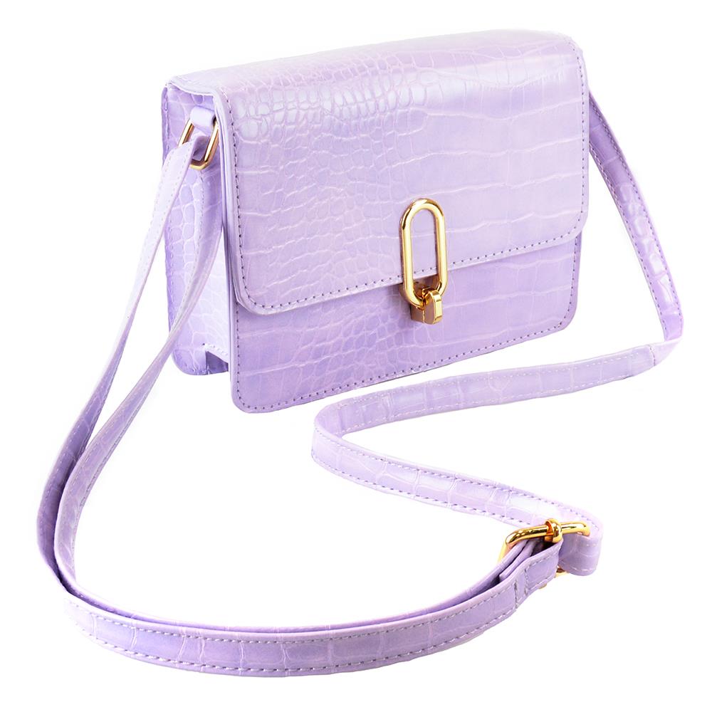 Womens PU Crossbody Bag Fashionable Lightweight Stylish Ladies Shoulder Bag