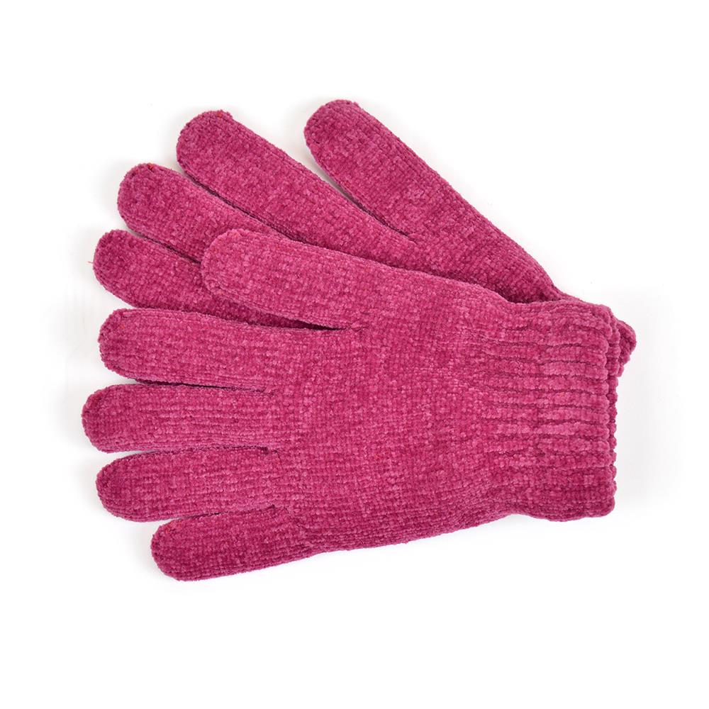 A2Z Ladies Gloves 3 Pack Women Winter Warm Chenille Gloves One Size Soft Mittens