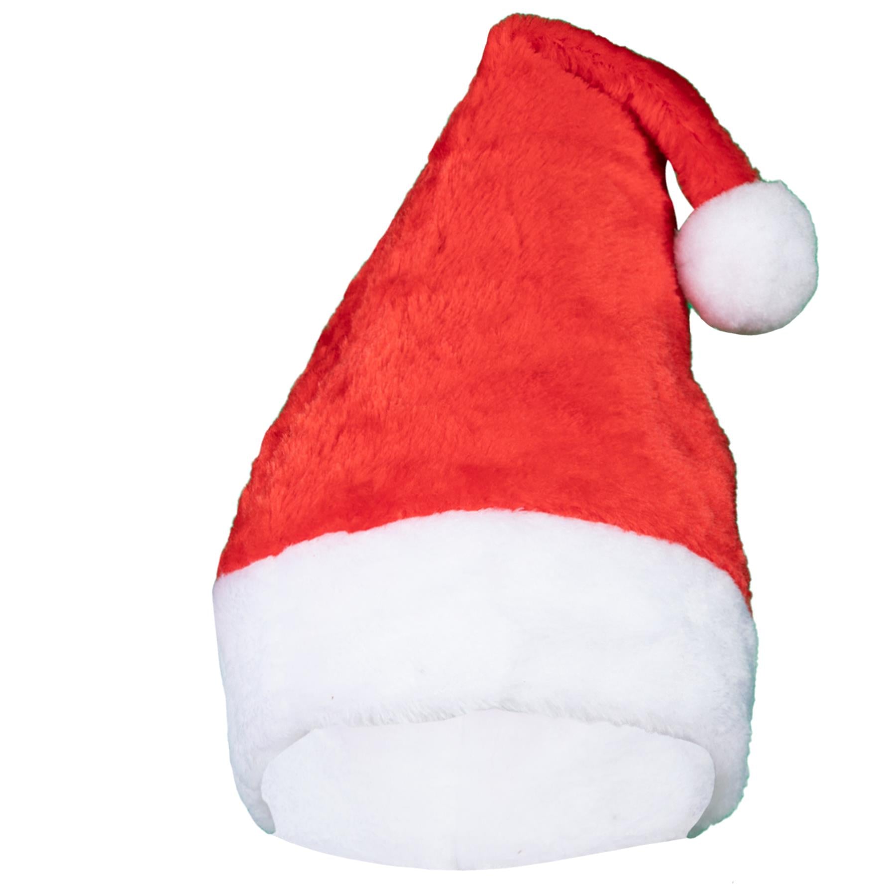 A2Z Christmas Santa Hat Pom Pom Fancy Dress Father Xmas Beanie Stylish Cozy Hats