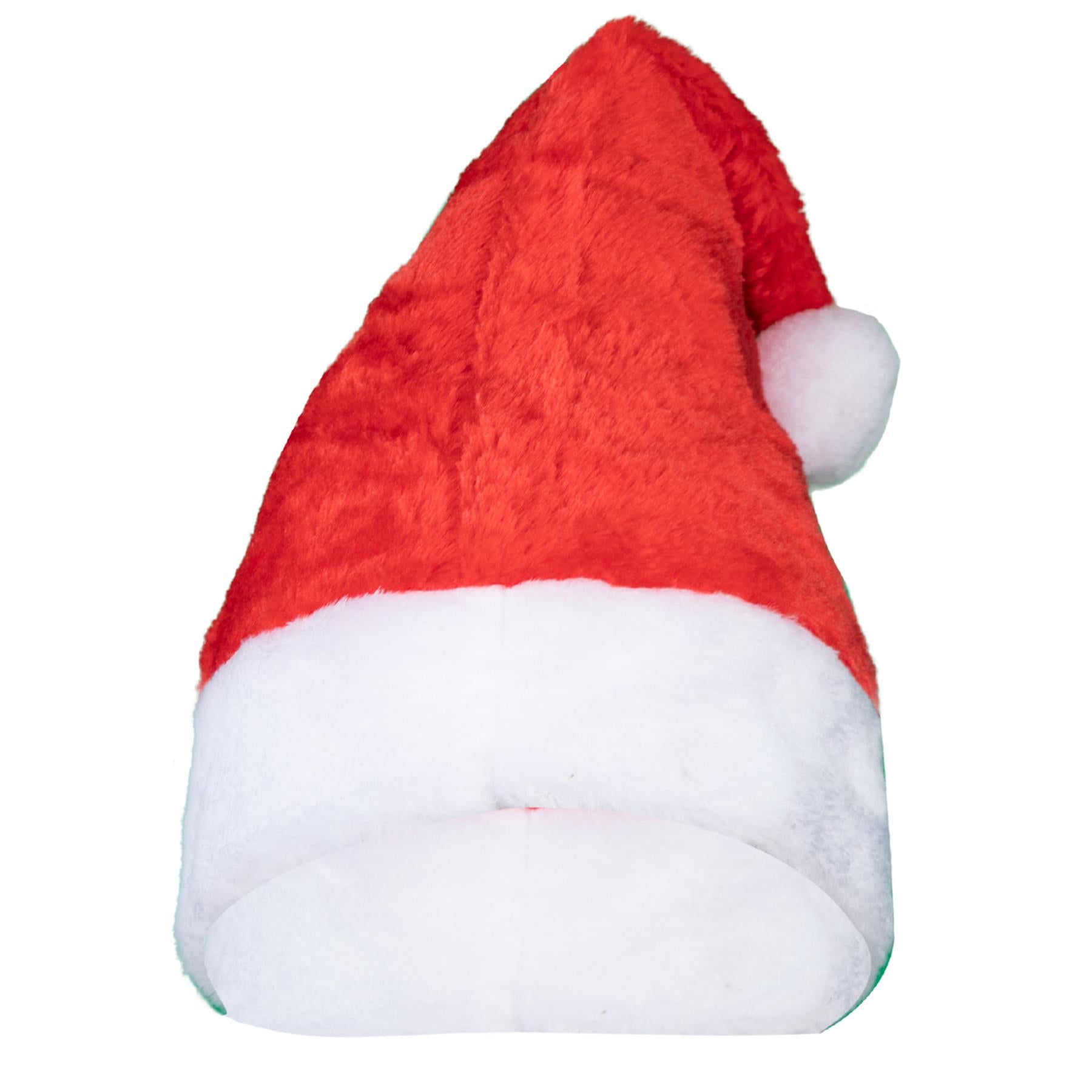 A2Z Christmas Santa Hat Pom Pom Fancy Dress Father Xmas Beanie Stylish Cozy Hats