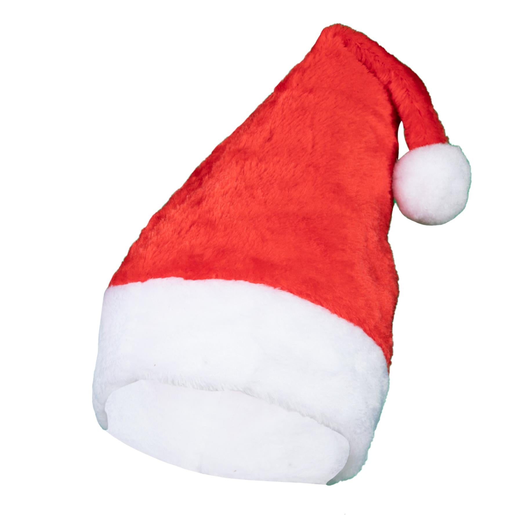 A2Z Christmas Santa Hat Pom Pom Fancy Dress Father Xmas Beanie Stylish Cozy Hats