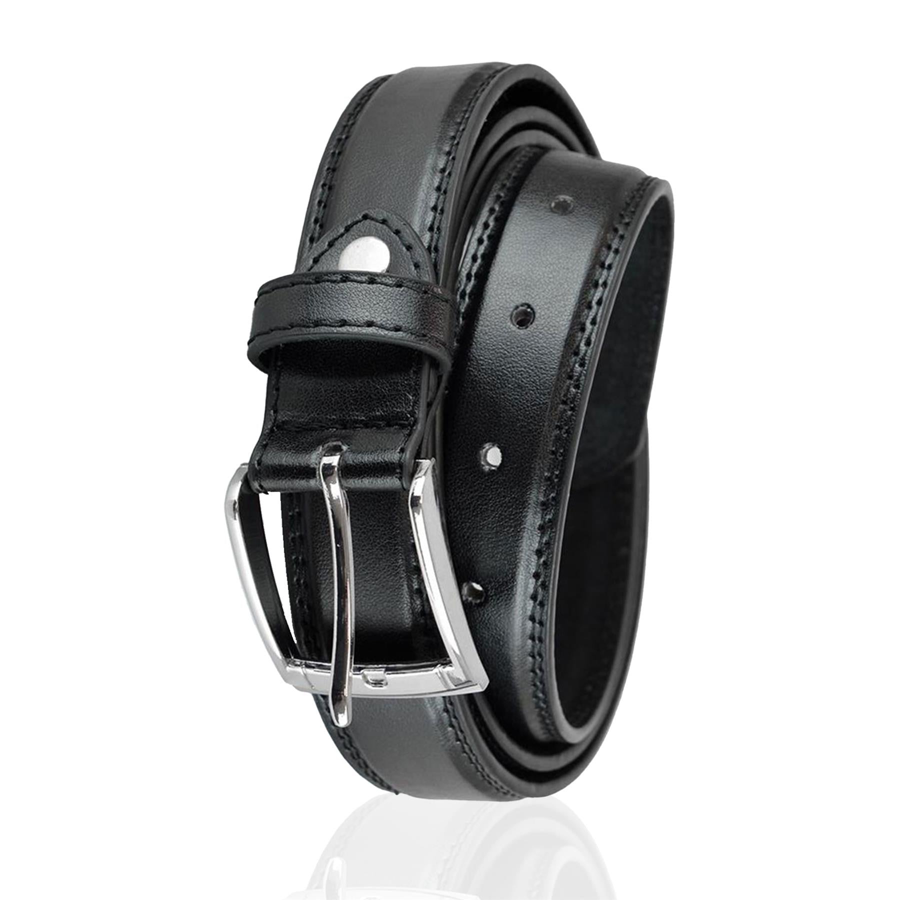 A2Z Mens Belts Leather Lined Alloy Pin Buckle Belt Jeans Suit Work Casual Belts