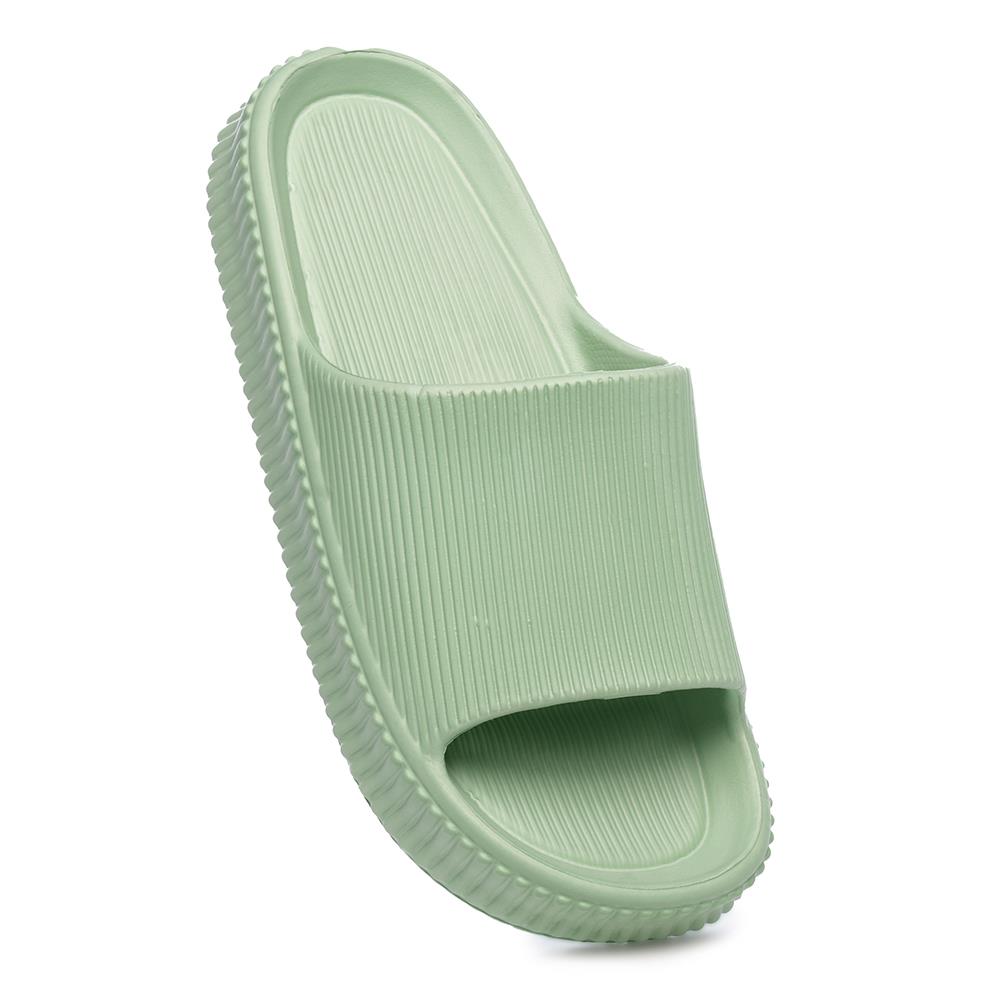 A2Z Womens Pillow Thick Sole Foam Sliders Soft Slide Sandals Open Toe Slippers