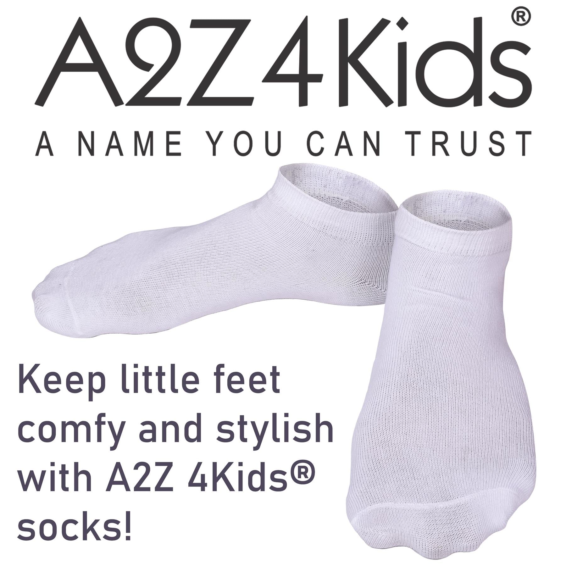 Kids 6 Pack Girls Boys Plain Trainer No Show Socks Cotton School Low Cut Socks