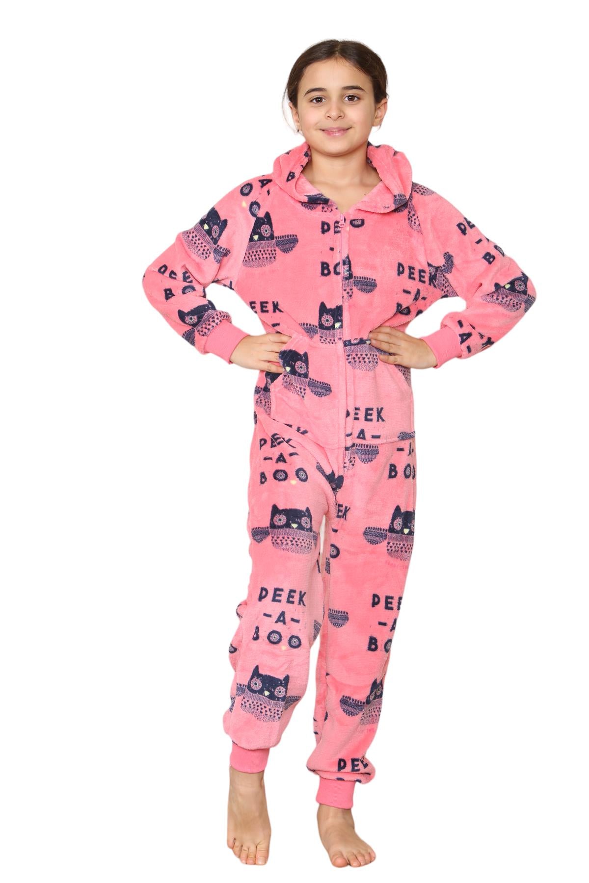 A2Z Kids Peek A Boo Print Onesie Pyjama Sets for Boys and Girls Childrens