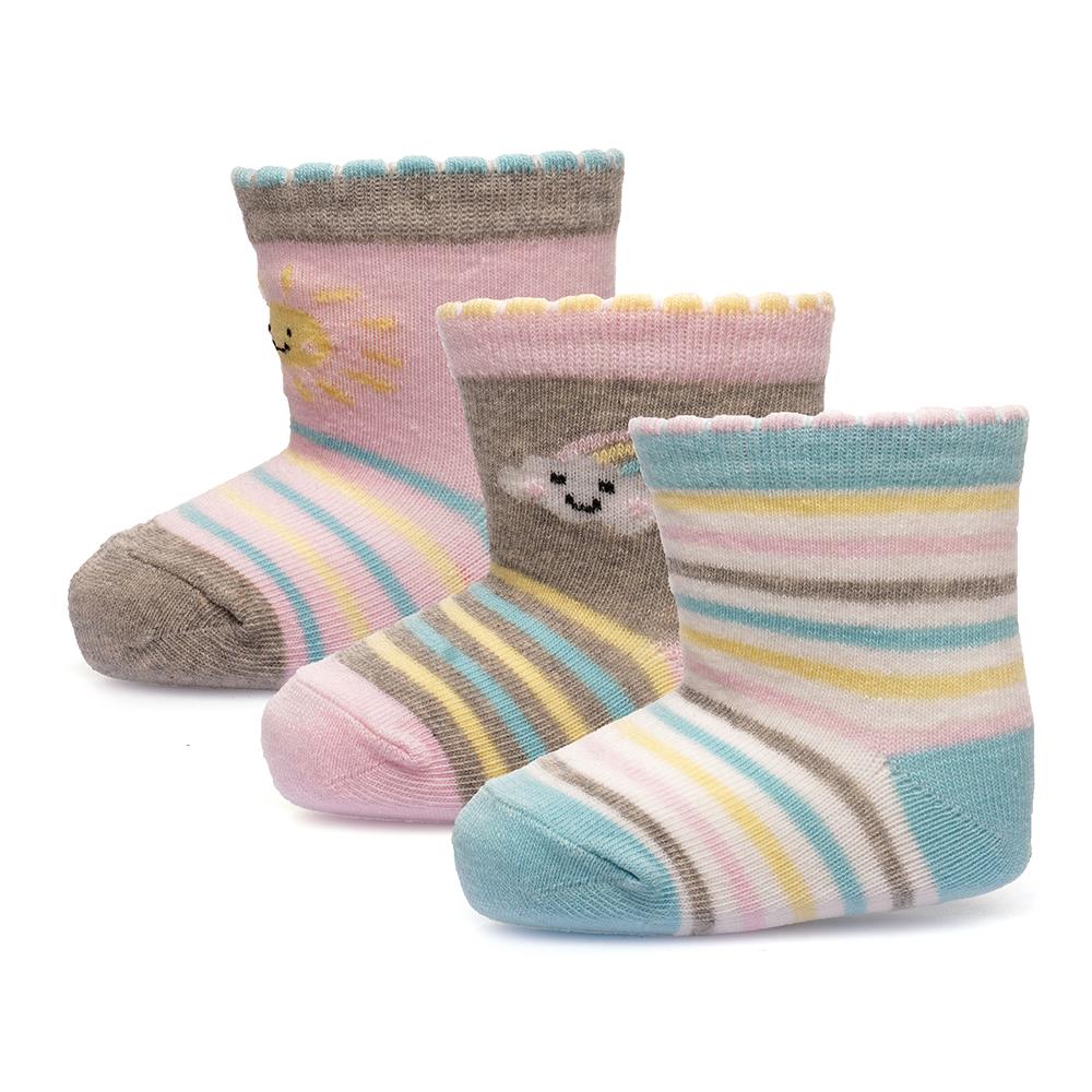 Infant 6 Pack Baby Girls Boys Animal Design Comfortable Newborn Footwear Socks