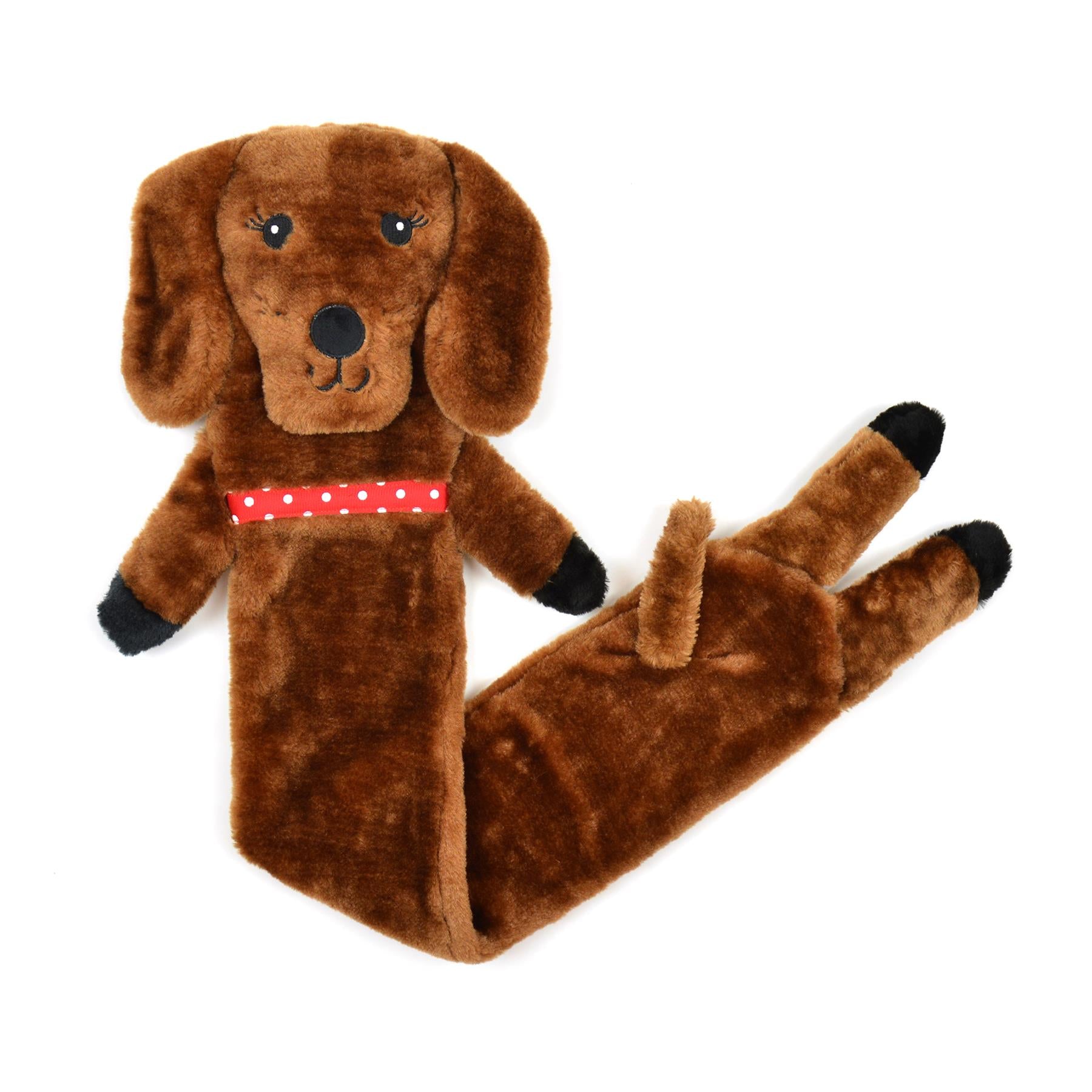 A2Z Hot Water Bottles 3D Animal Sausage 2 Liter Long Fleece Cover Heat Therapy