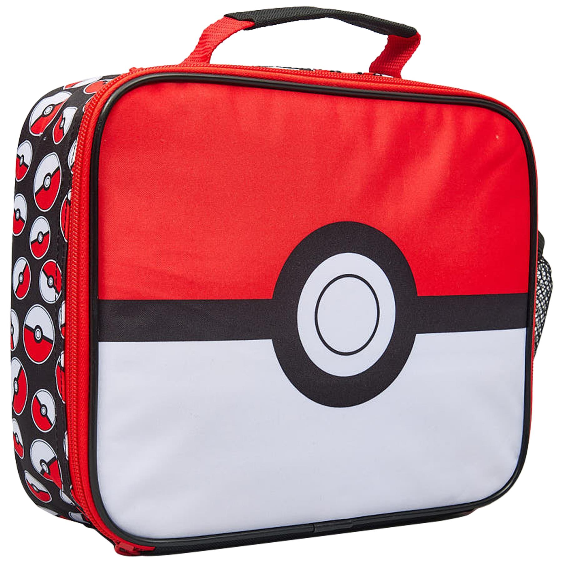 Kids Pokemon Poke Ball Lunch Bag Officially Licensed Food Container Insulated