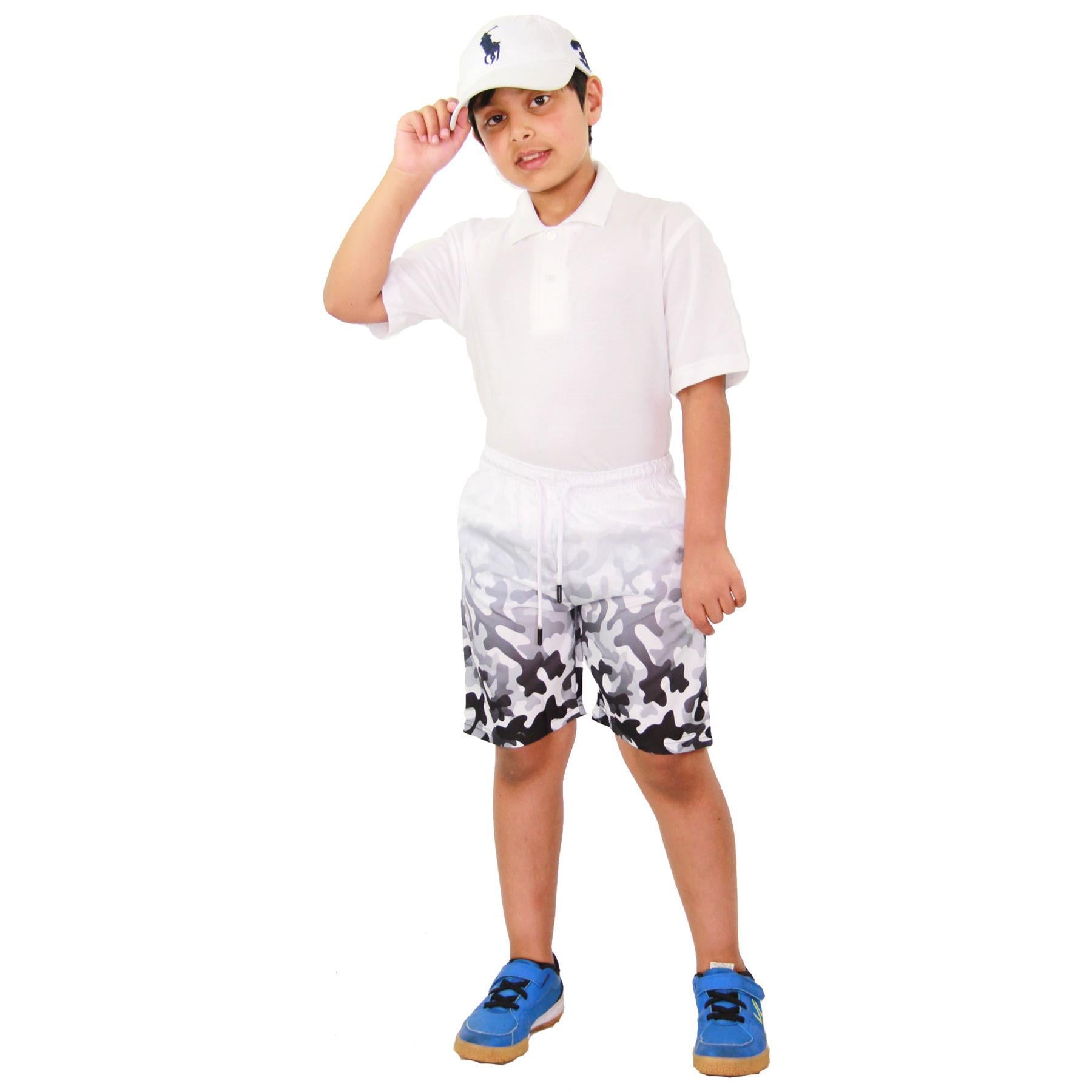 Kids Boys Gradient Colour Shorts Two Tone Fade New Summer Fashion Age 5-13 Years