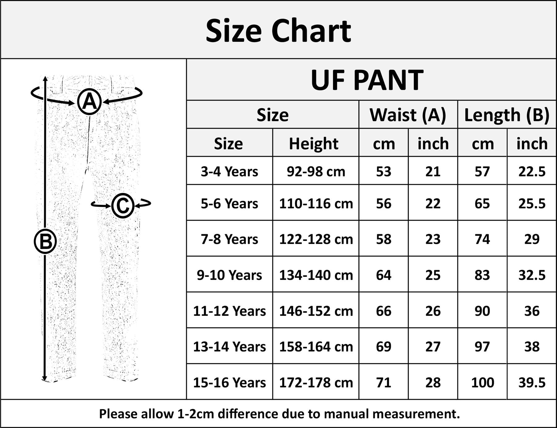 Kids 2 Pack Girls Pants Plain School Uniform Pull Up Regular Fit School Trousers