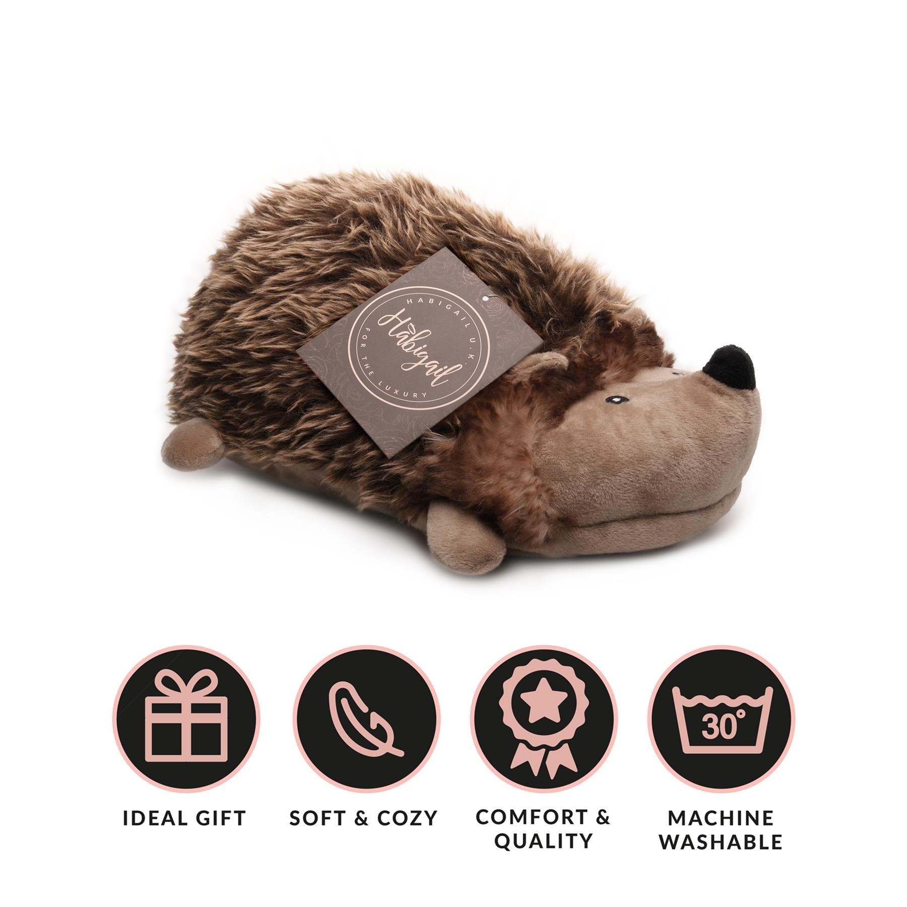 A2Z Hot Water Bottles 3D Animal Hedgehog 750ML Cosy Fleece Cover Heat Therapy