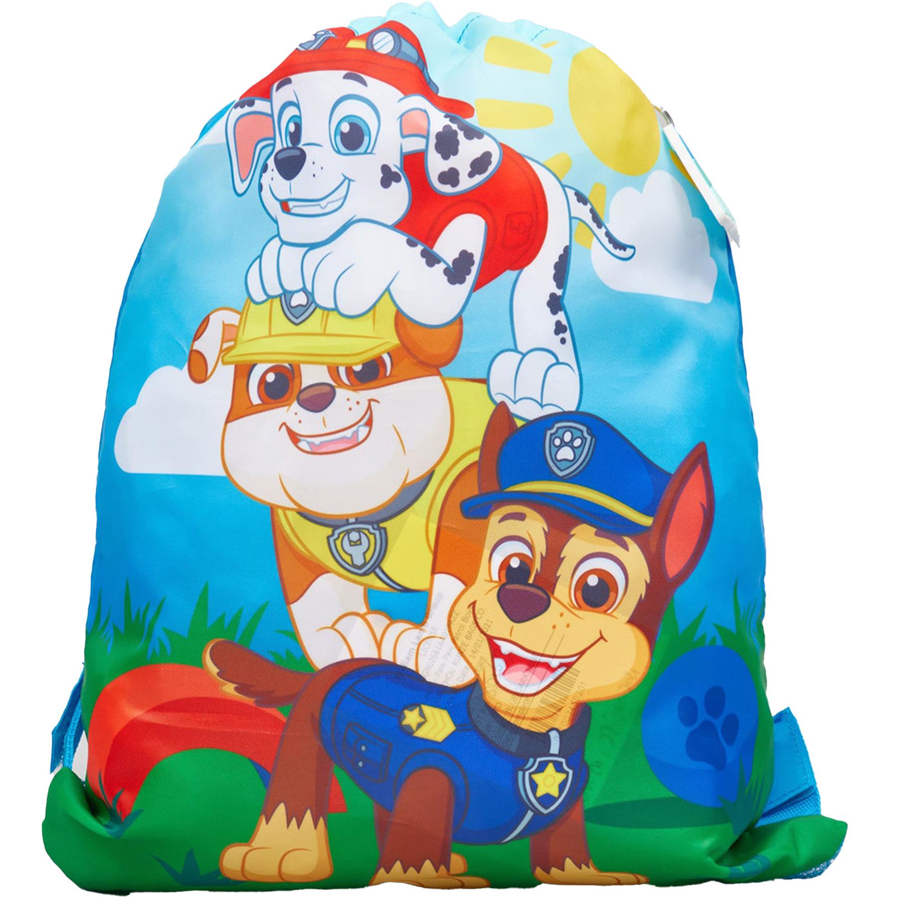 Kids Paw Patrol Trainer Bags Officially Licensed Nursery School Swim PE KIT Bag