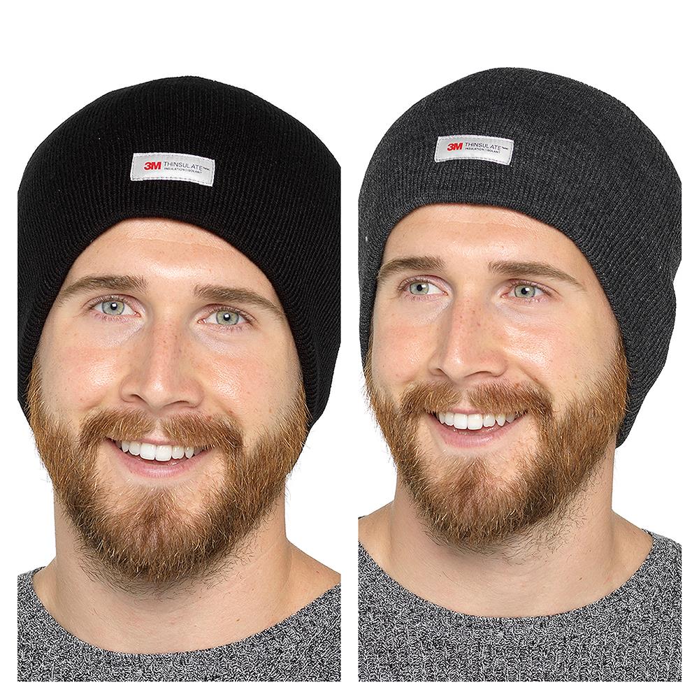 A2Z Mens Hat 3M Thinsulate Cable Knitted Beanie Caps Insulation Thermal Hats Cap