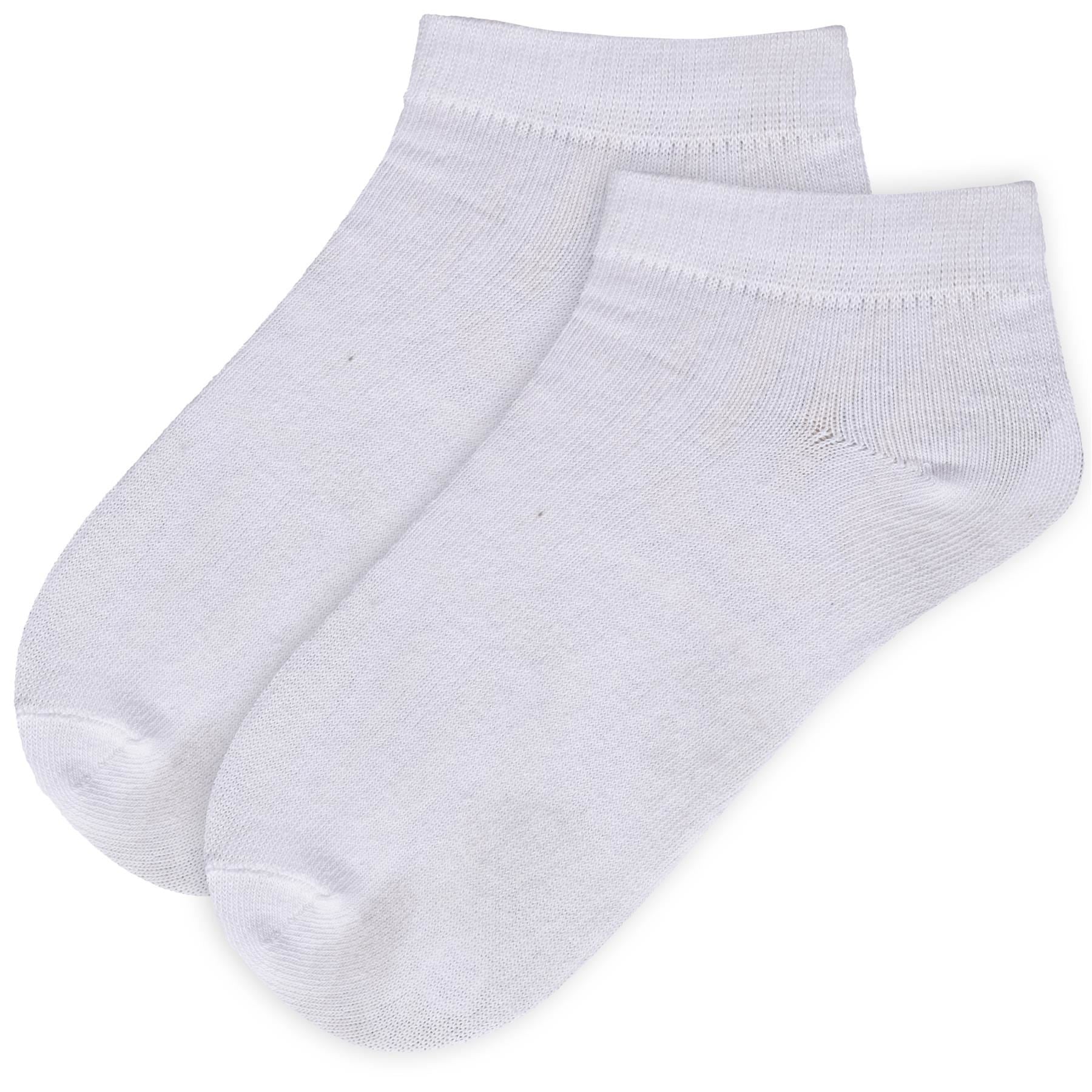 A2Z 4 Kids Girls Boys 12 Pack Plain Trainer No Show Socks Cotton School Socks