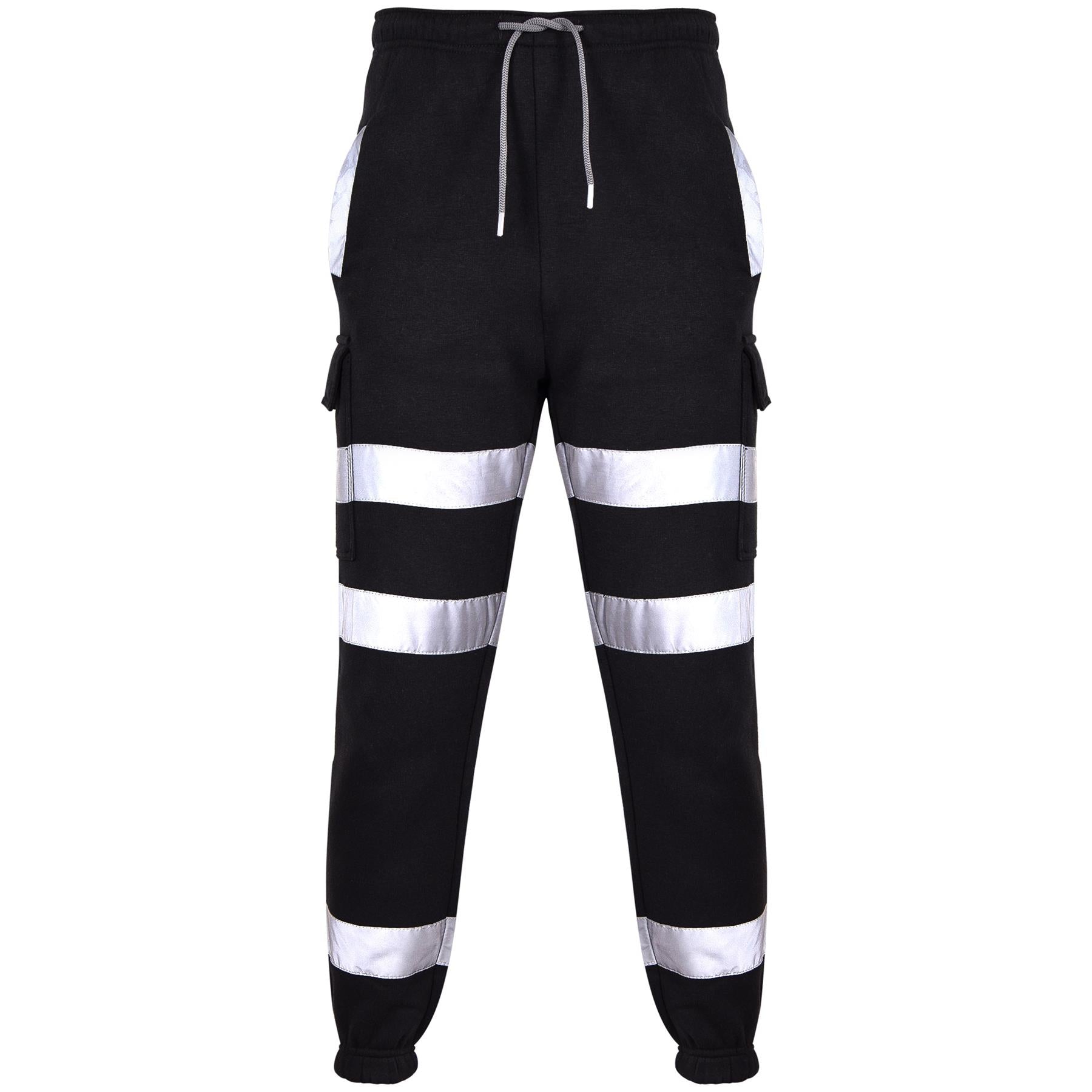 A2Z High Visibility Safe Work Reflective Pants Hi Vis Cargo Trousers For Mens