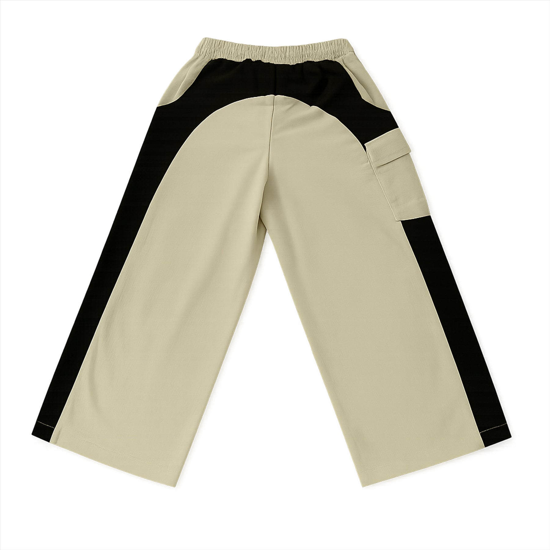 A2Z 4 Kids Girls Wide Leg Cargo Trousers Baggy Nylon Pants with Contrast Panels