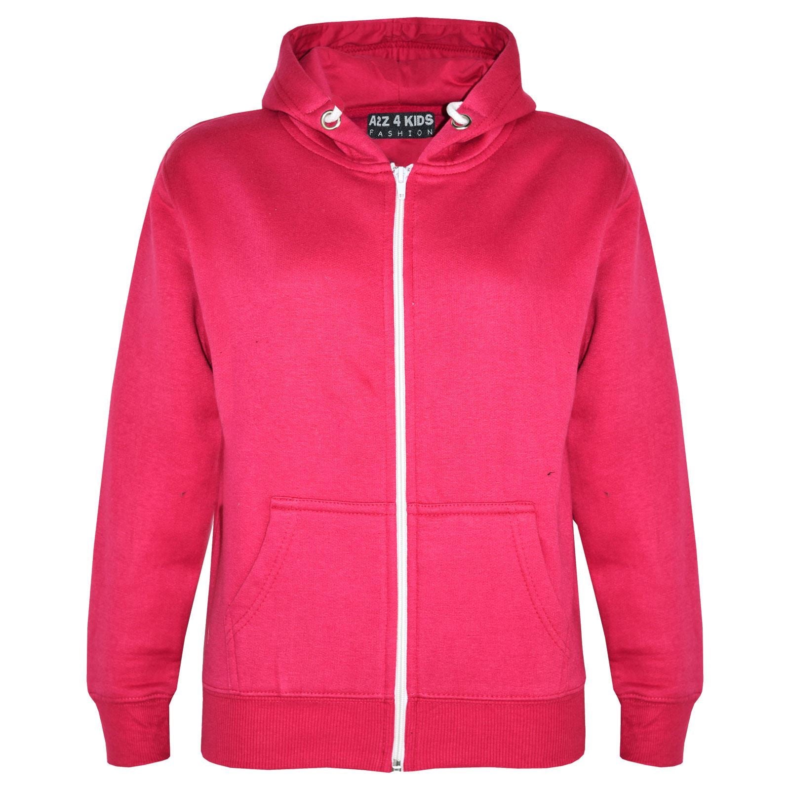 A2Z 4 Kids Girls Boys Hoodie Pullover Sweatshirt Full Zip-Up Hooded Zipper Top