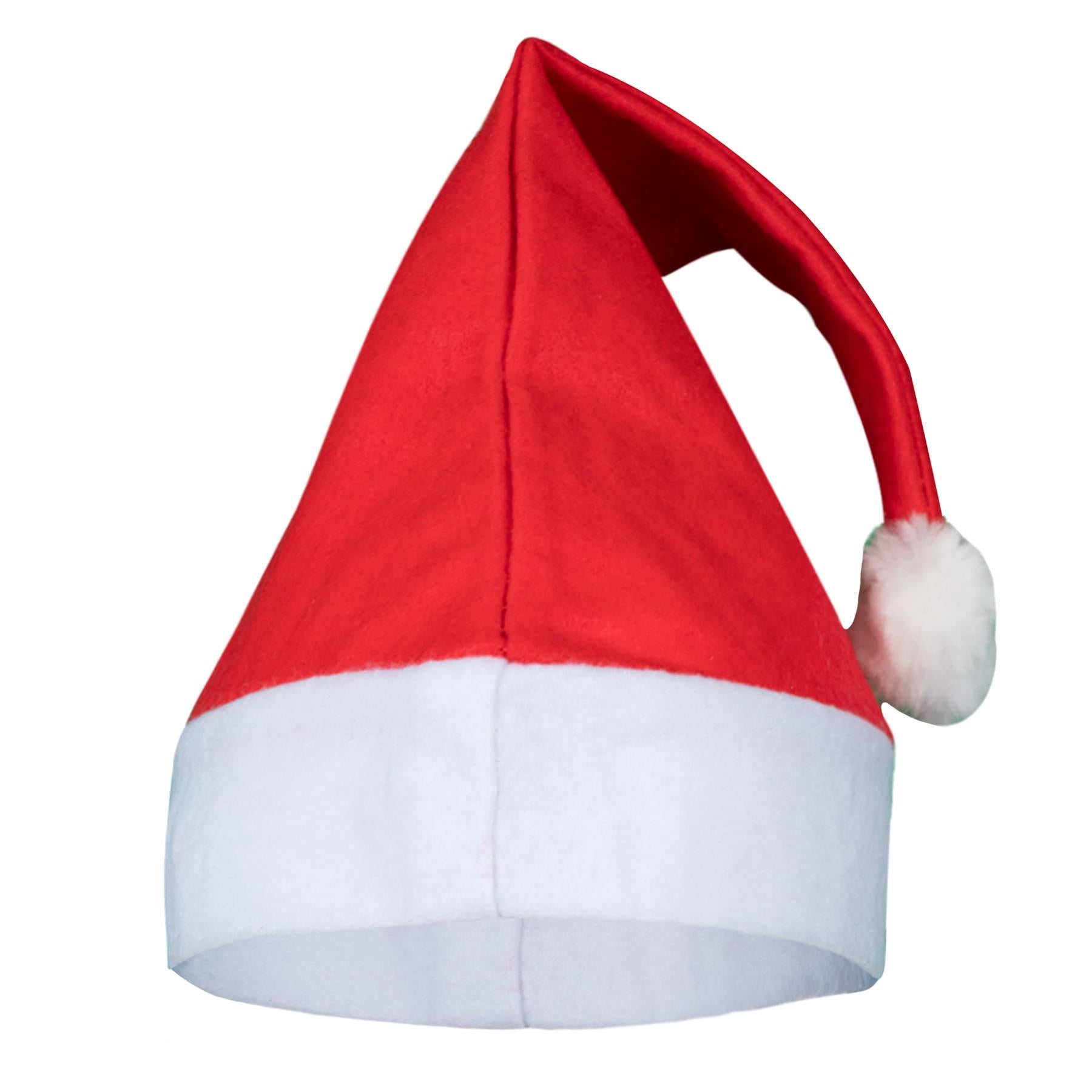 A2Z Christmas Santa Hat Pom Pom Fancy Dress Father Xmas Beanie Festive Hats