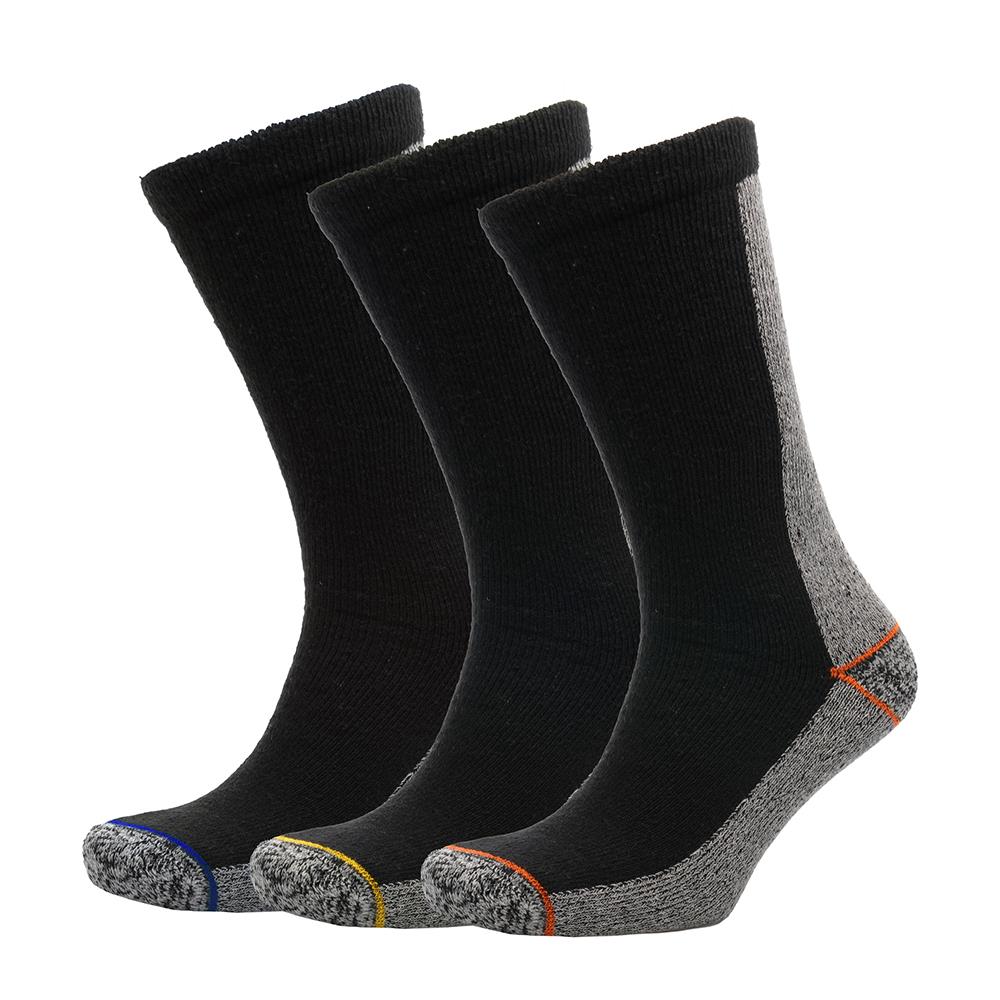 A2Z Mens Workwear Terry Casual Crew 3 Pack Breathable Comfort Running Socks