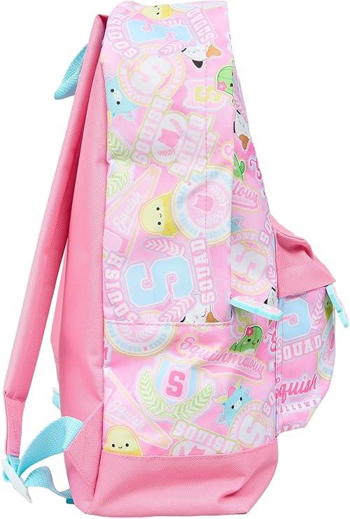 Kids Squishmallows Enstone Varsity Roxy Backpack Officially Licensed Rucksack