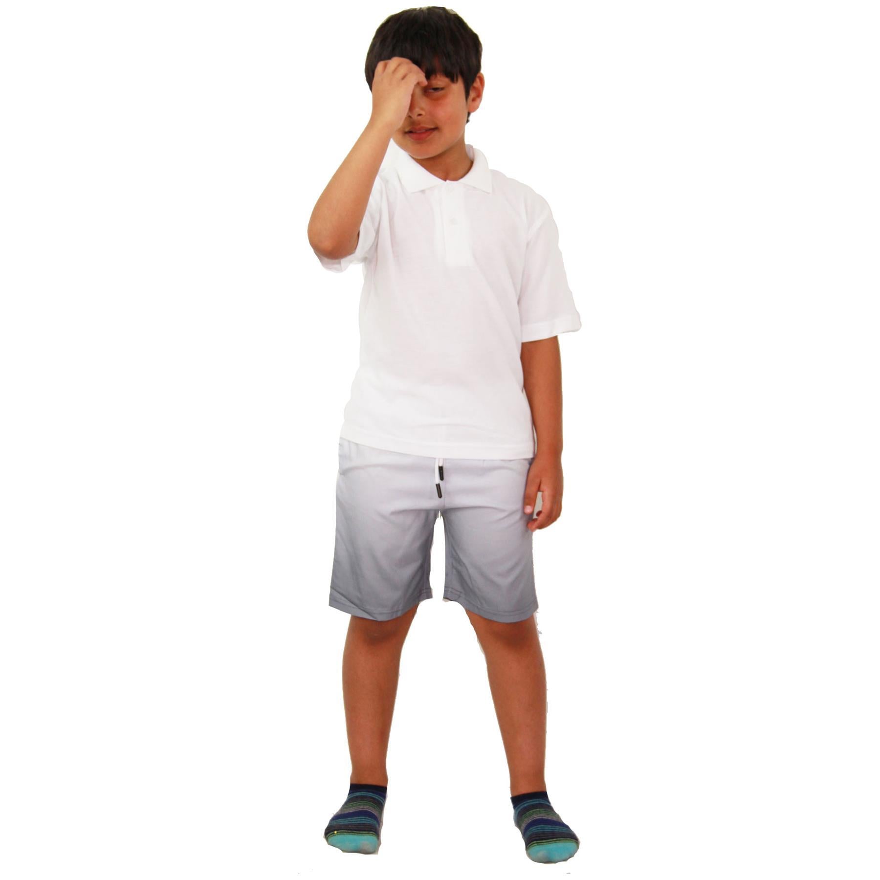 Kids Boys Gradient Colour Shorts Two Tone Fade New Summer Fashion Age 5-13 Years