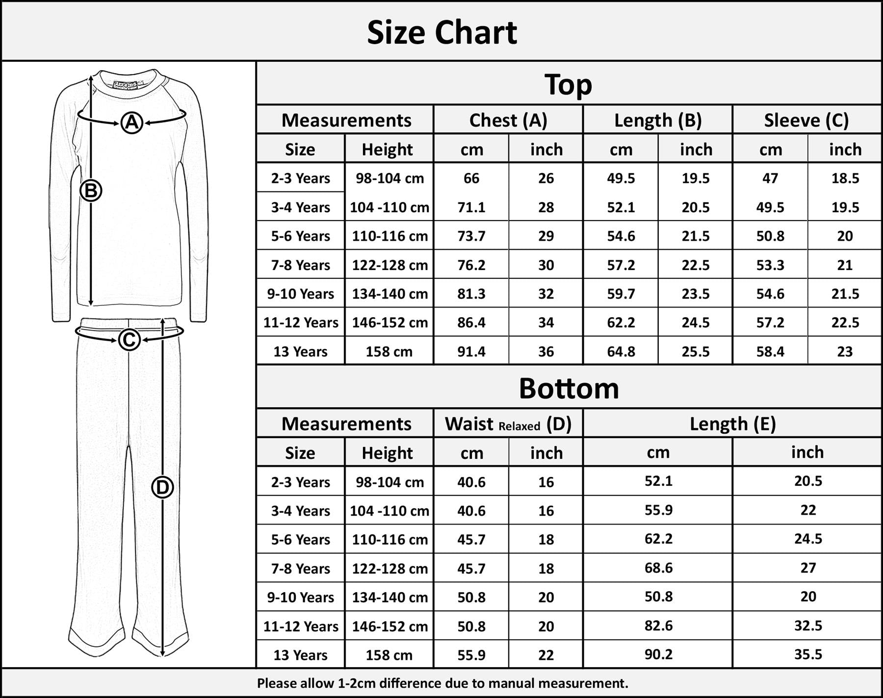 Kids Girls Boys PJ's " #SELFIE " Printed Stylish Pyjamas New Age 5-13 Years