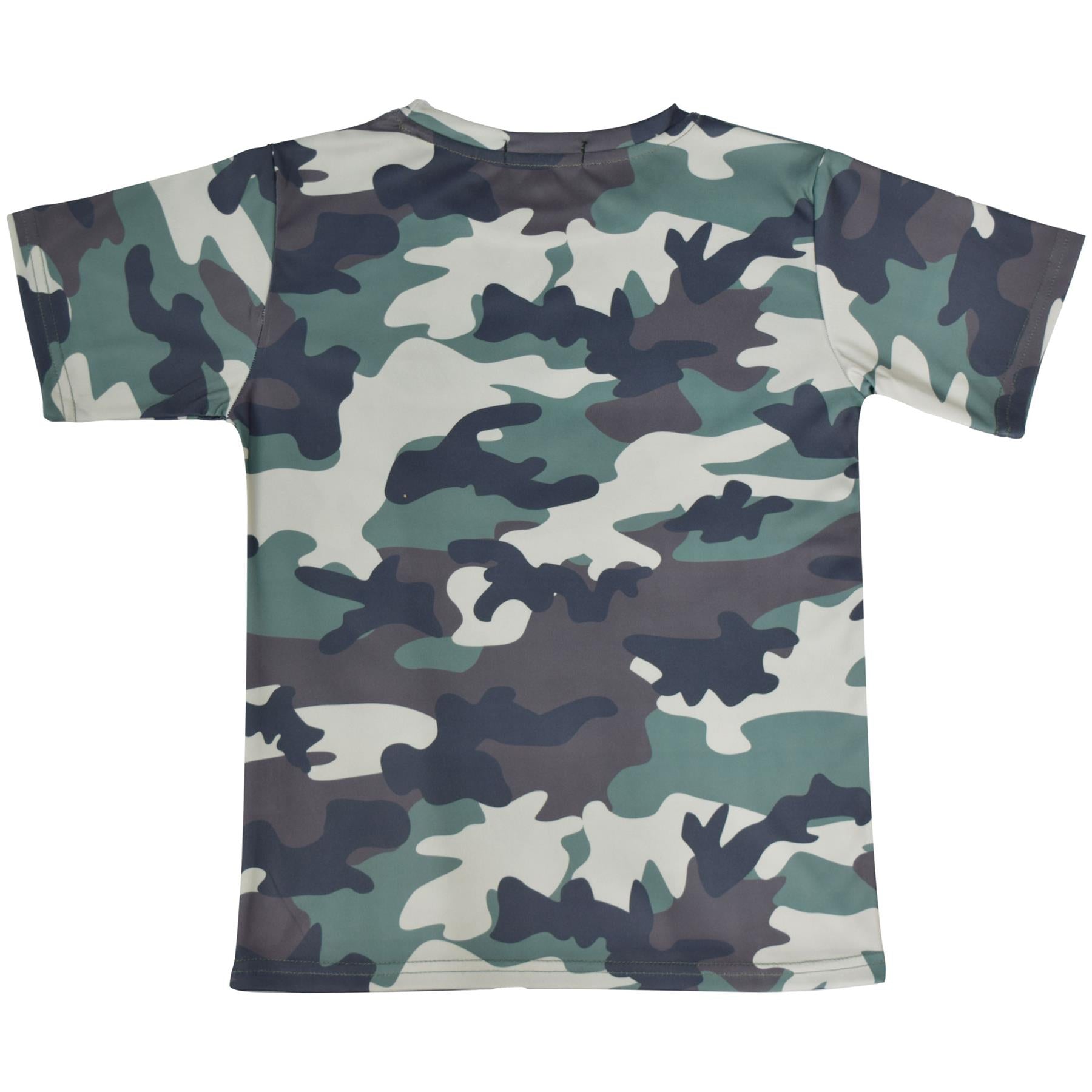 Kids Boys Active T Shirts Camouflage Sports Short Sleeves Summer Tops T-Shirts