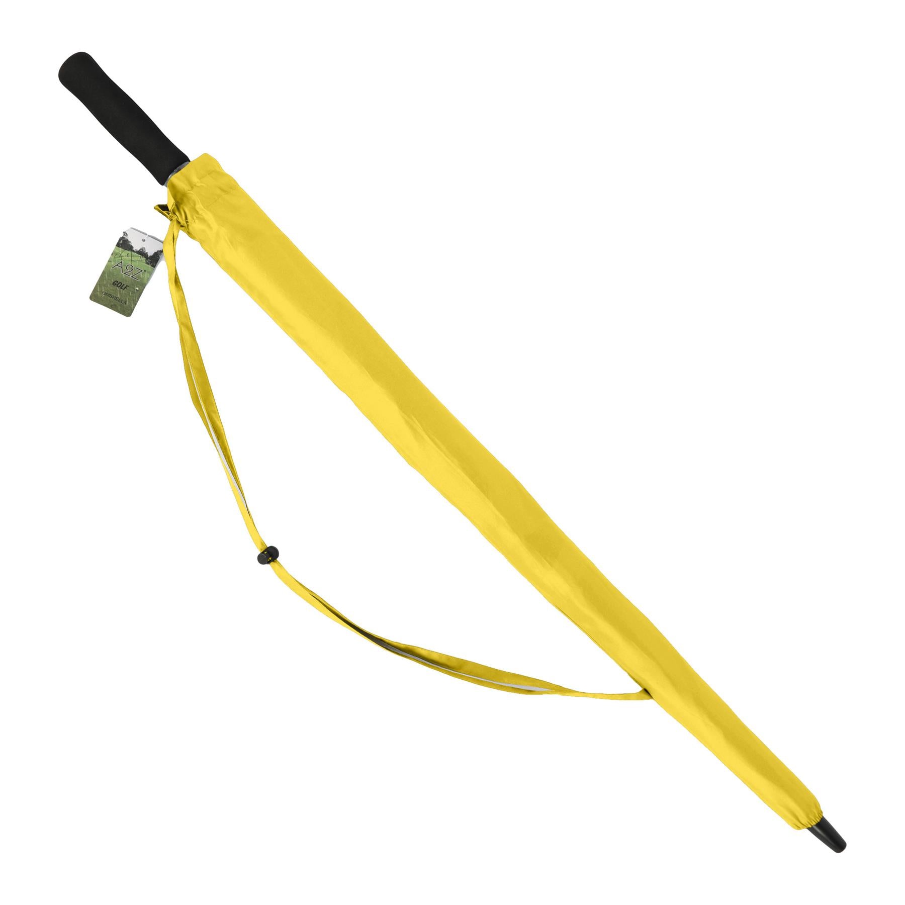 A2Z Golf Umbrella Auto Open Wind Rain Resitant 152cm Double Canopy Vented Brolly