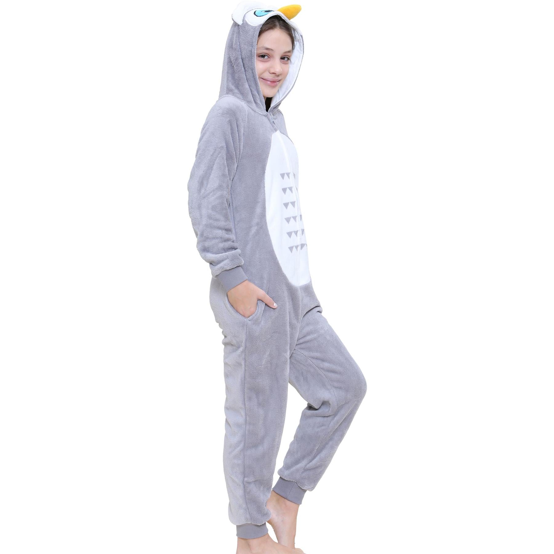 Kids Fleece A2Z Onesie One Piece Jumpsuit Owl Pyjamas World Book Day Costume