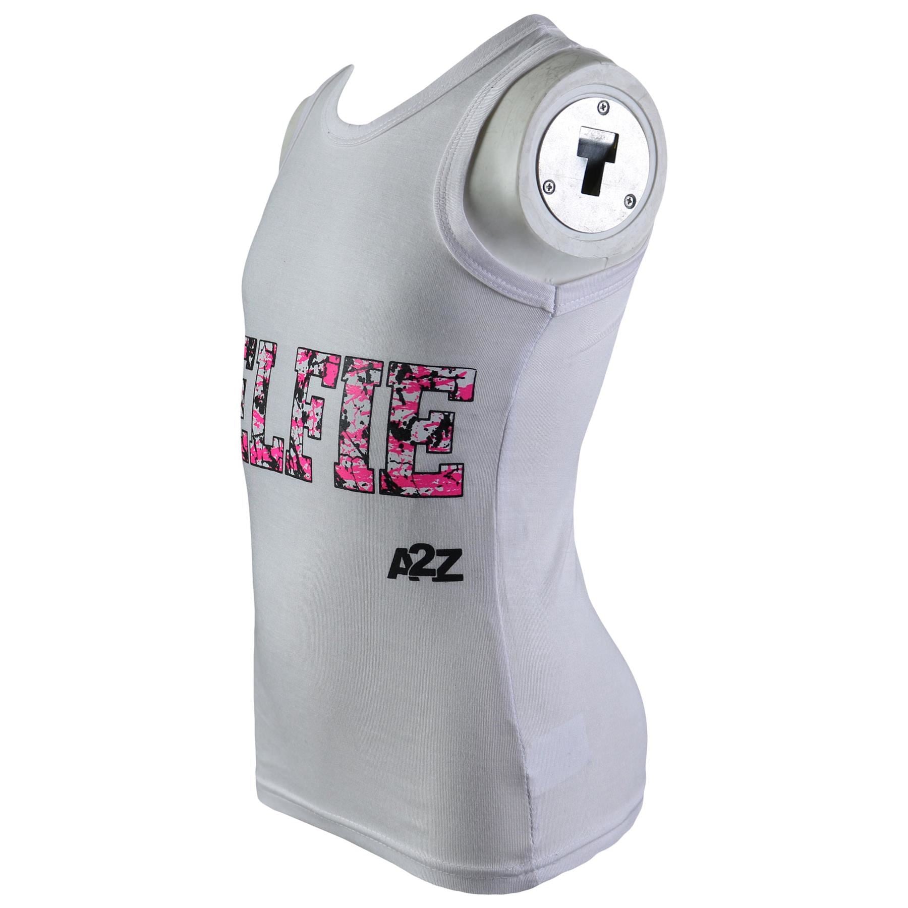 Kids Girls Selfie Splash Vest Top Trendy Fashion Tank Tops T Shirt 5-13 Years