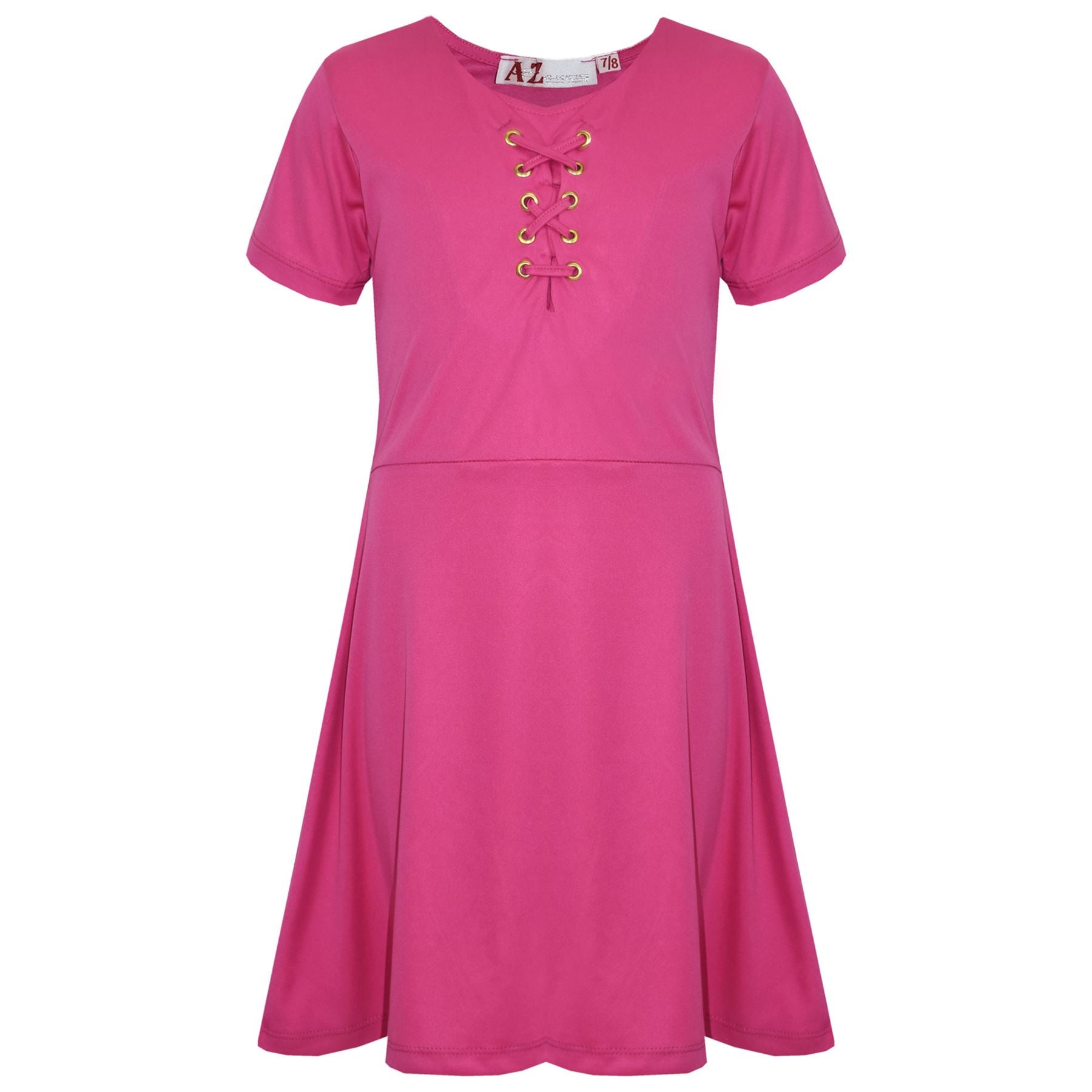 Girls Skater Dress Kids Party Fashion Stylish Laces Dresses New Age 5-13 Years