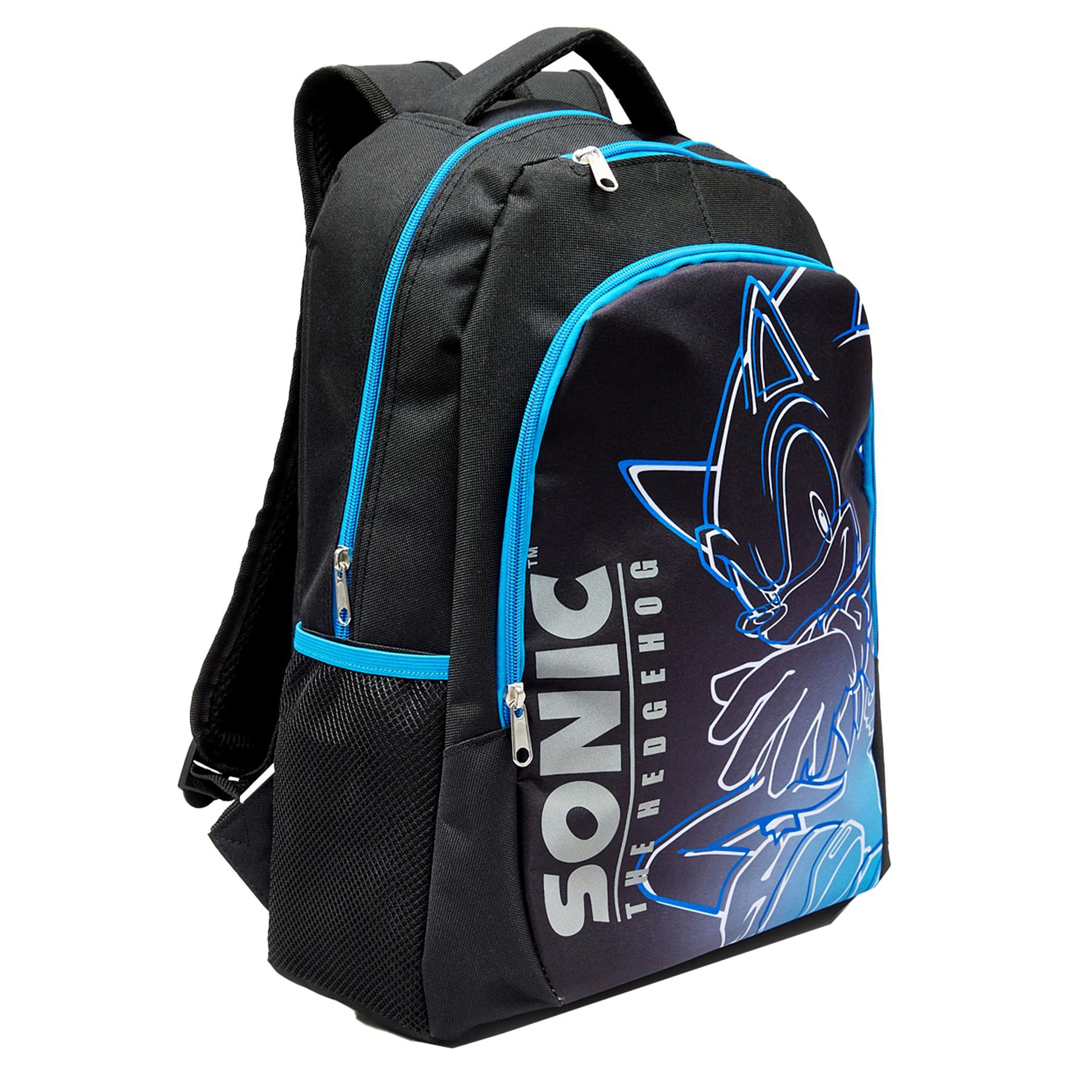 Kids Officially Licensed Sonic The Hedgehog Backpack Amazing School Travel Bag