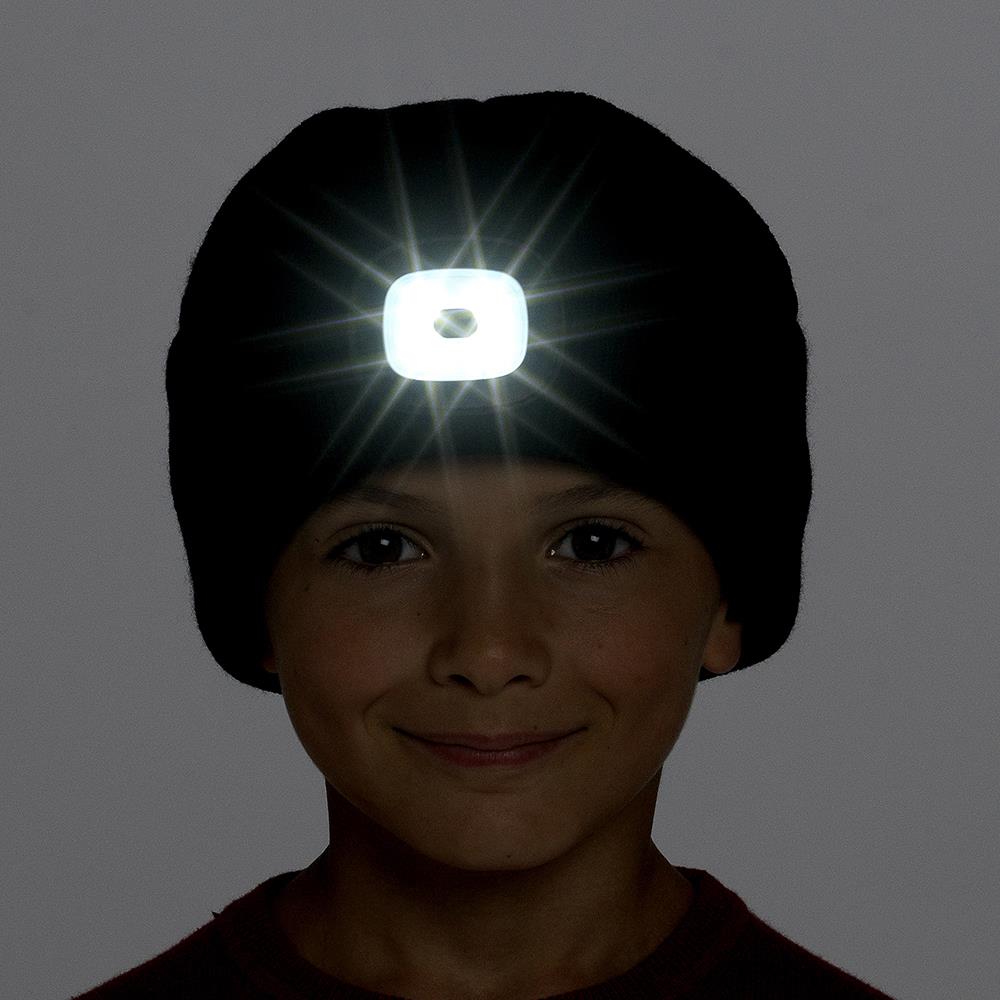 A2Z 4 Kids Girls Boys LED Hats Beanie Light Up Battery Powered Winter Warm Caps