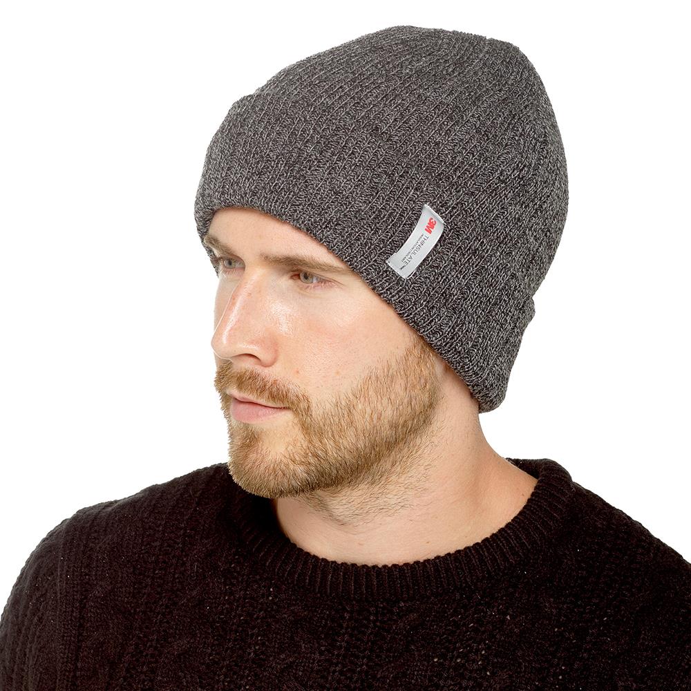 A2Z Mens Hat Twist Yarn Cable Knitt Beanie 3M Thinsulate Insulation Beanie Hats