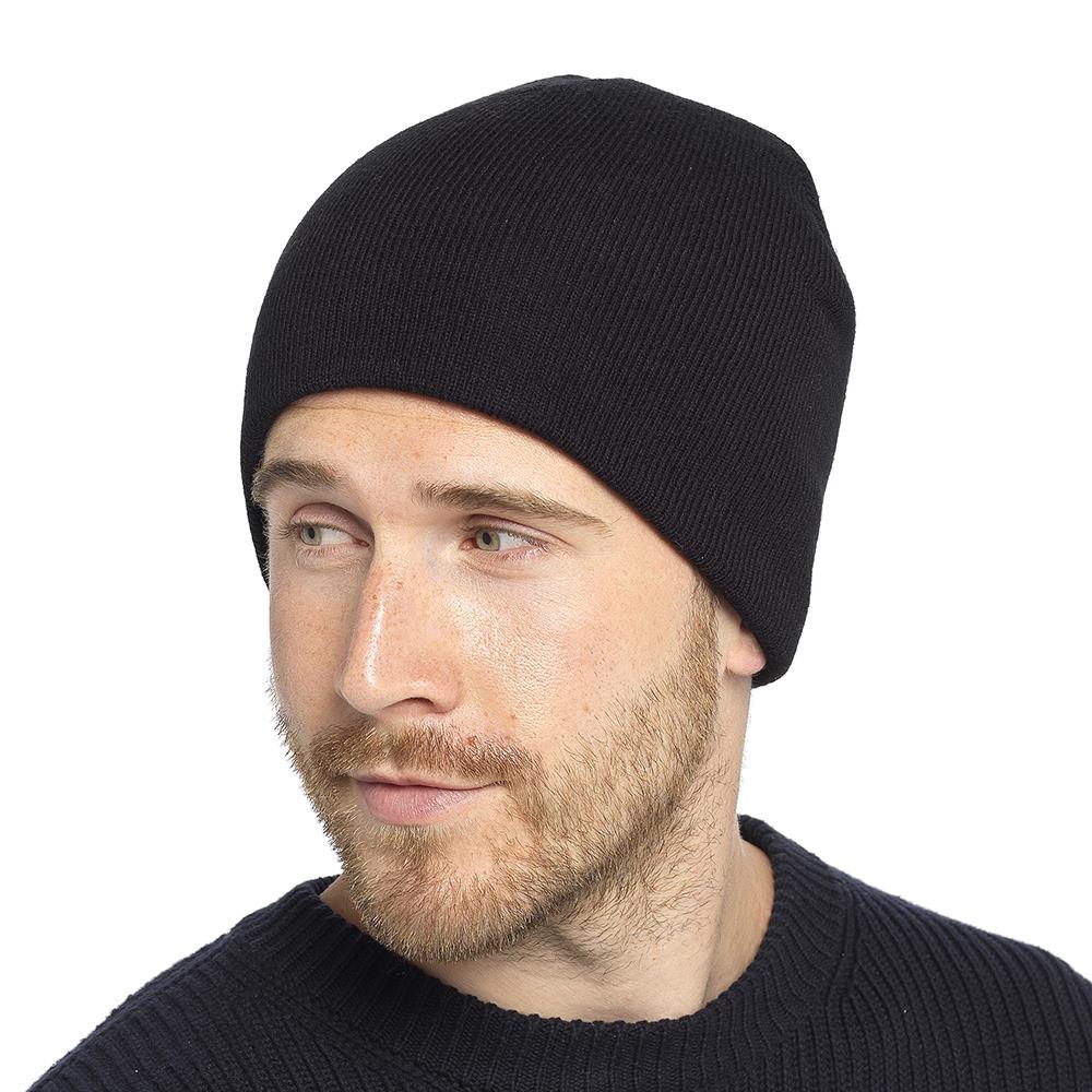 A2Z Mens Reversible Hat Beanie Soft Feel Stretchy Cold Weather Winter Warm Hats