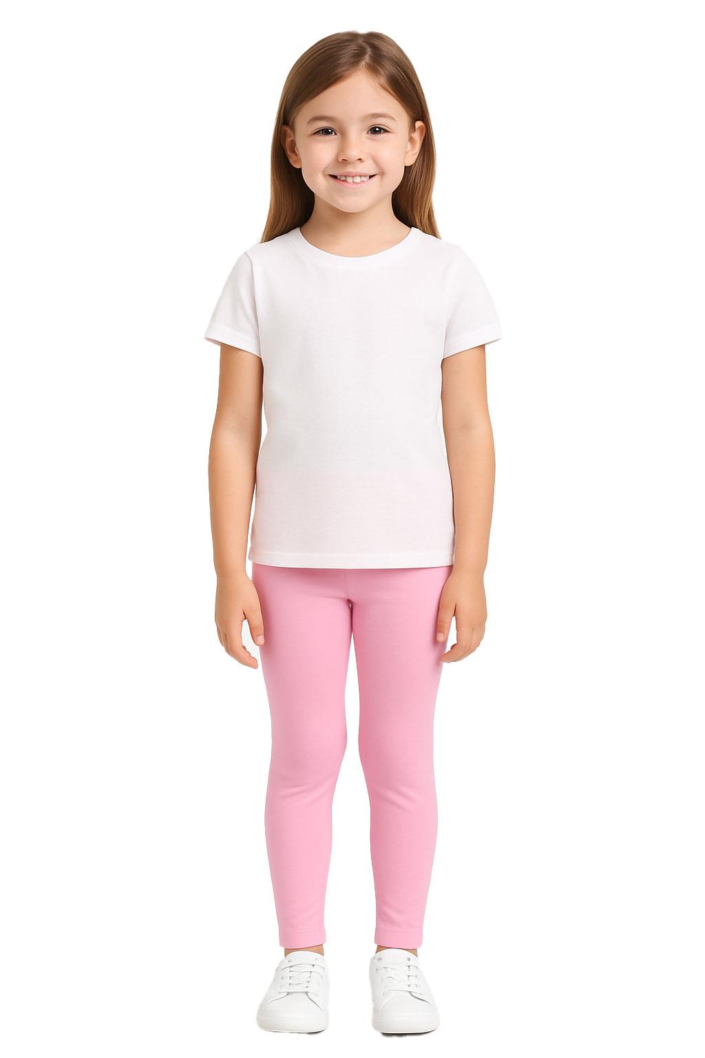 Gilrs Legging Kids Plain Color School Fashion Dance Leggings New Age 5-13 Years