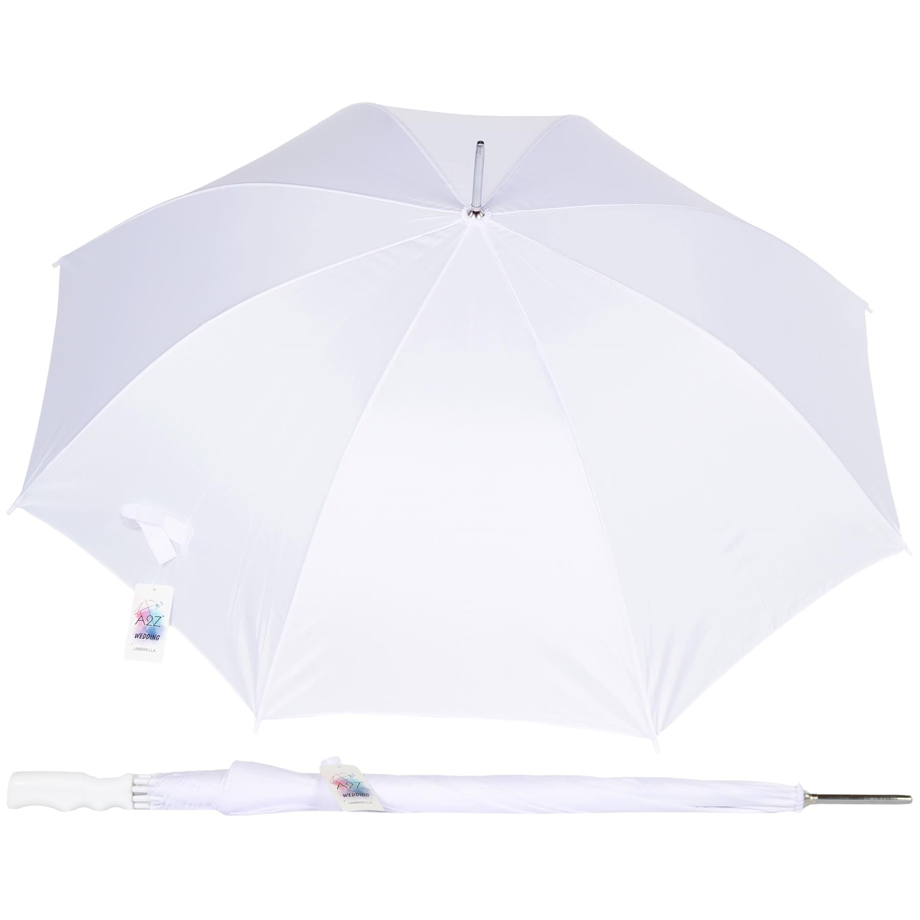 Wedding Umbrella 46" Auto Open Bridal Brolly Ideal For Photoshoot Outdoor Canopy