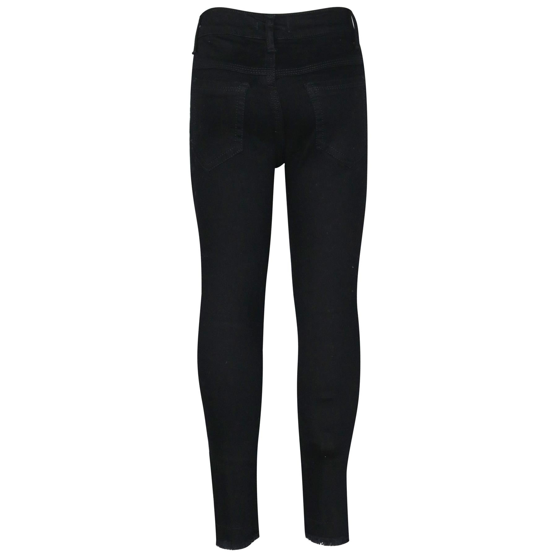 A2Z4 Kids Stretchy Jeans Embroidered Denim Comfortable Jeggings Pant 3-13 Years