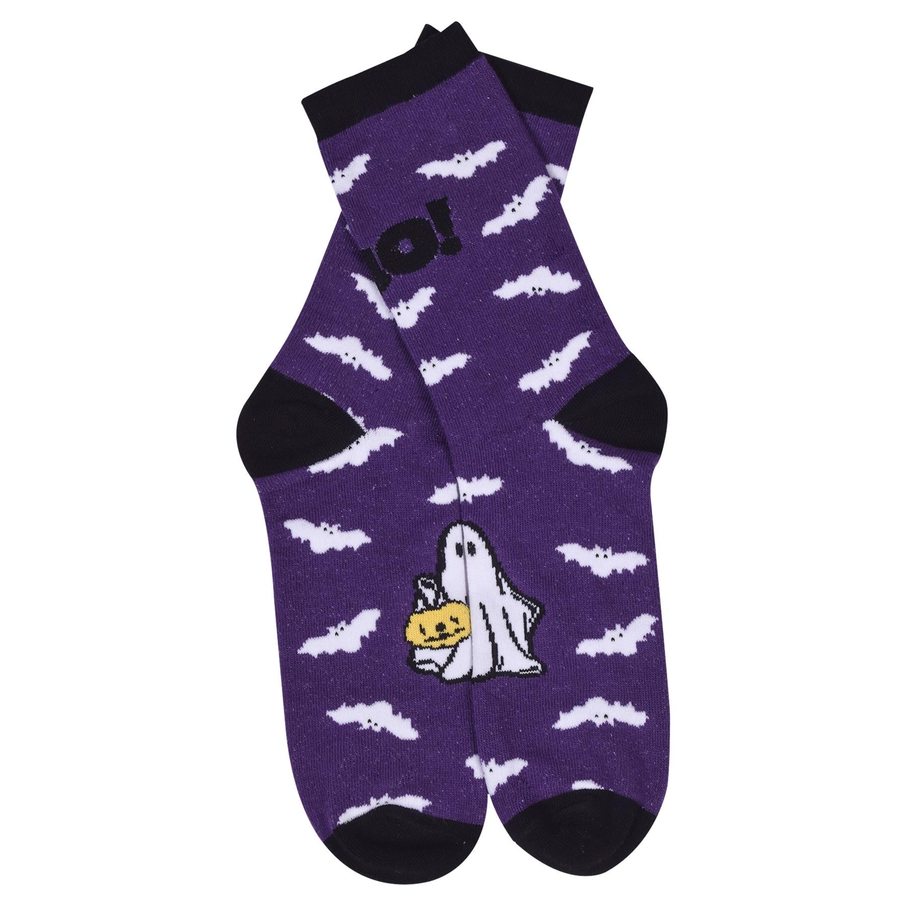 A2Z 4 Kids Girls Boys Novelty Halloween Boo Crew Socks Comfort Warm Thick Socks