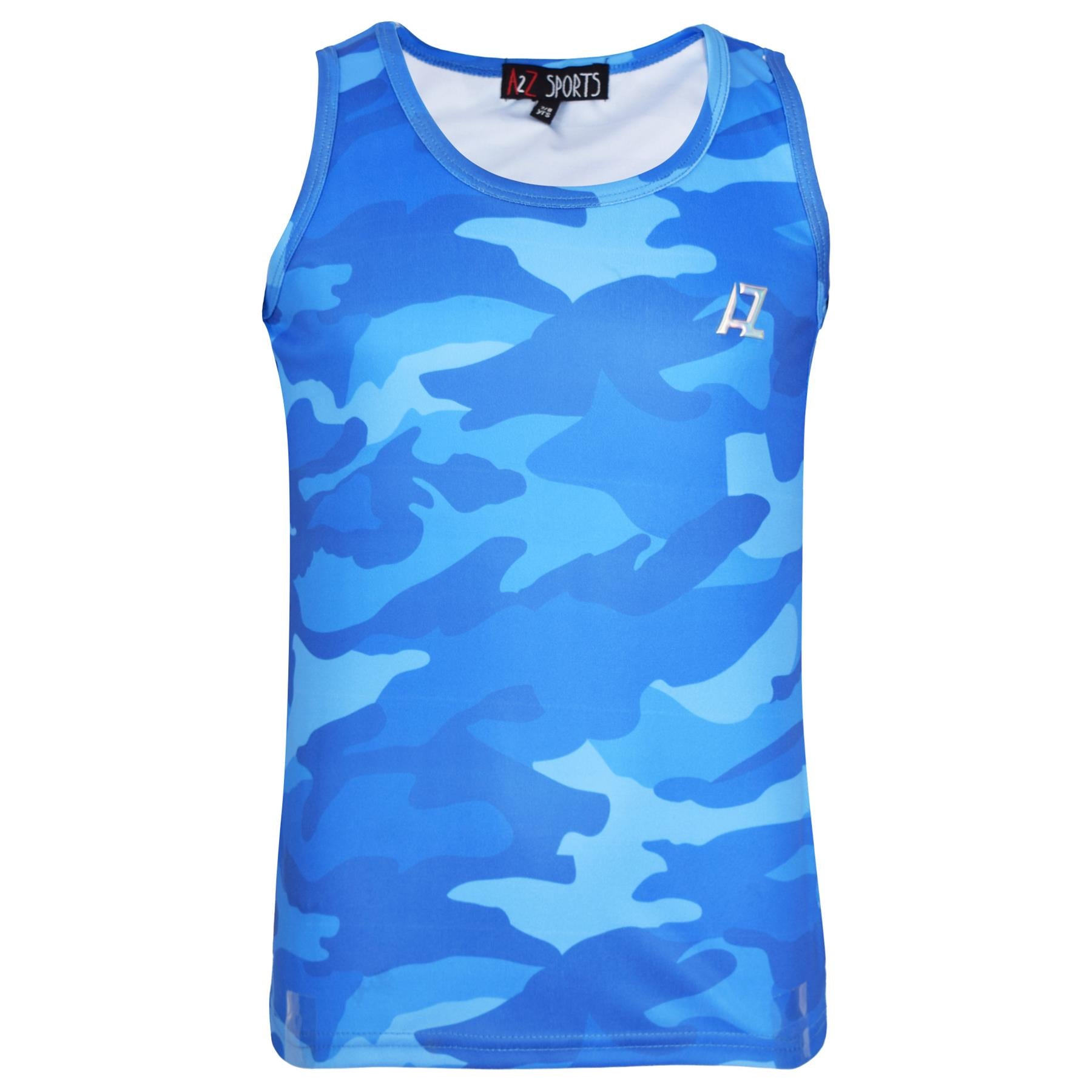 Kids Boys Camouflage Sports Vest Athletic Soft Feel Summer Tank Sleeveless Top